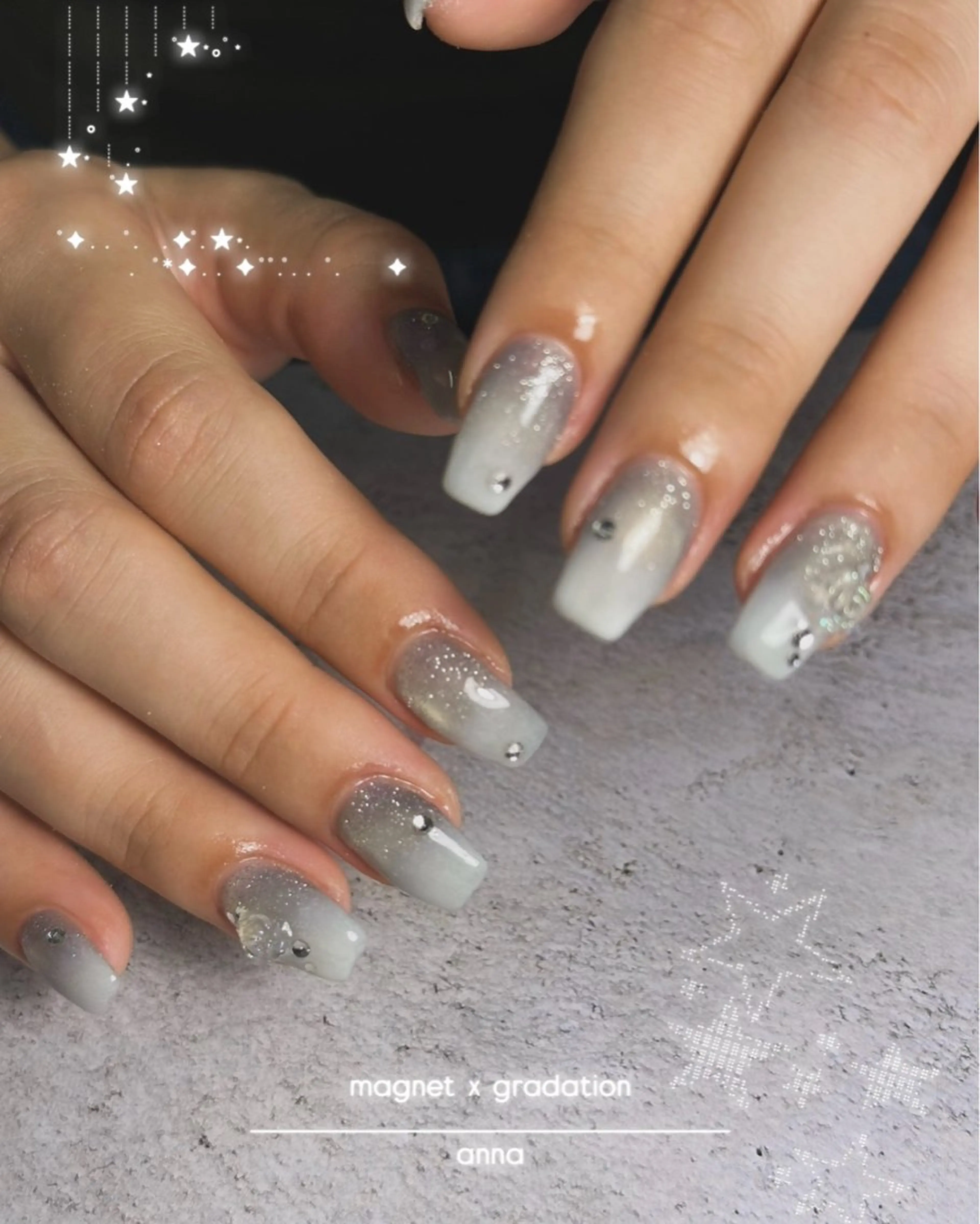 ネイル ハンドネイル GRANDE OSU Anna 🧸💛のネイルデザイン