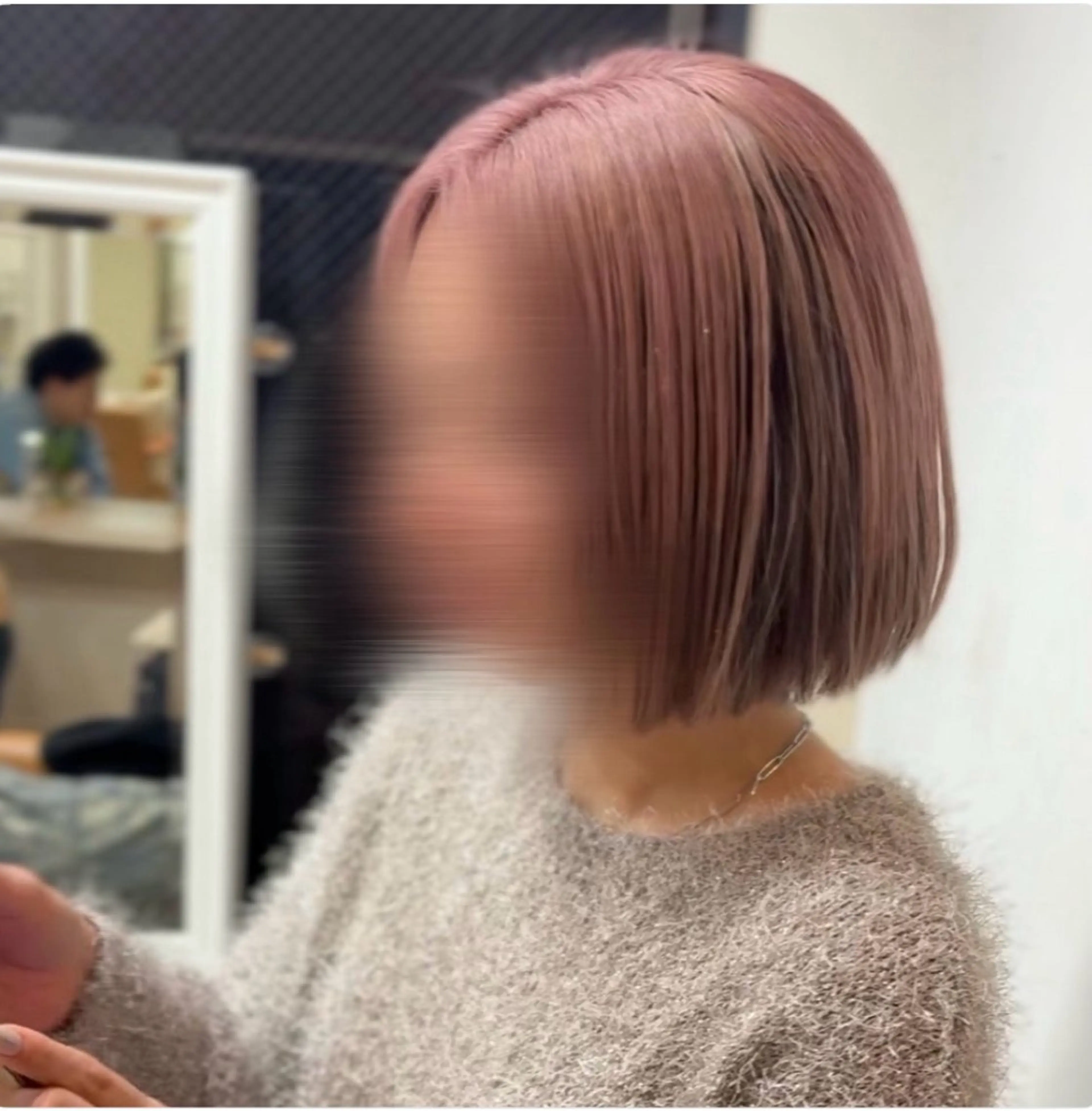 セミロング カット しゅり/艶カラー/ シールエクステ🎀のヘアスタイル