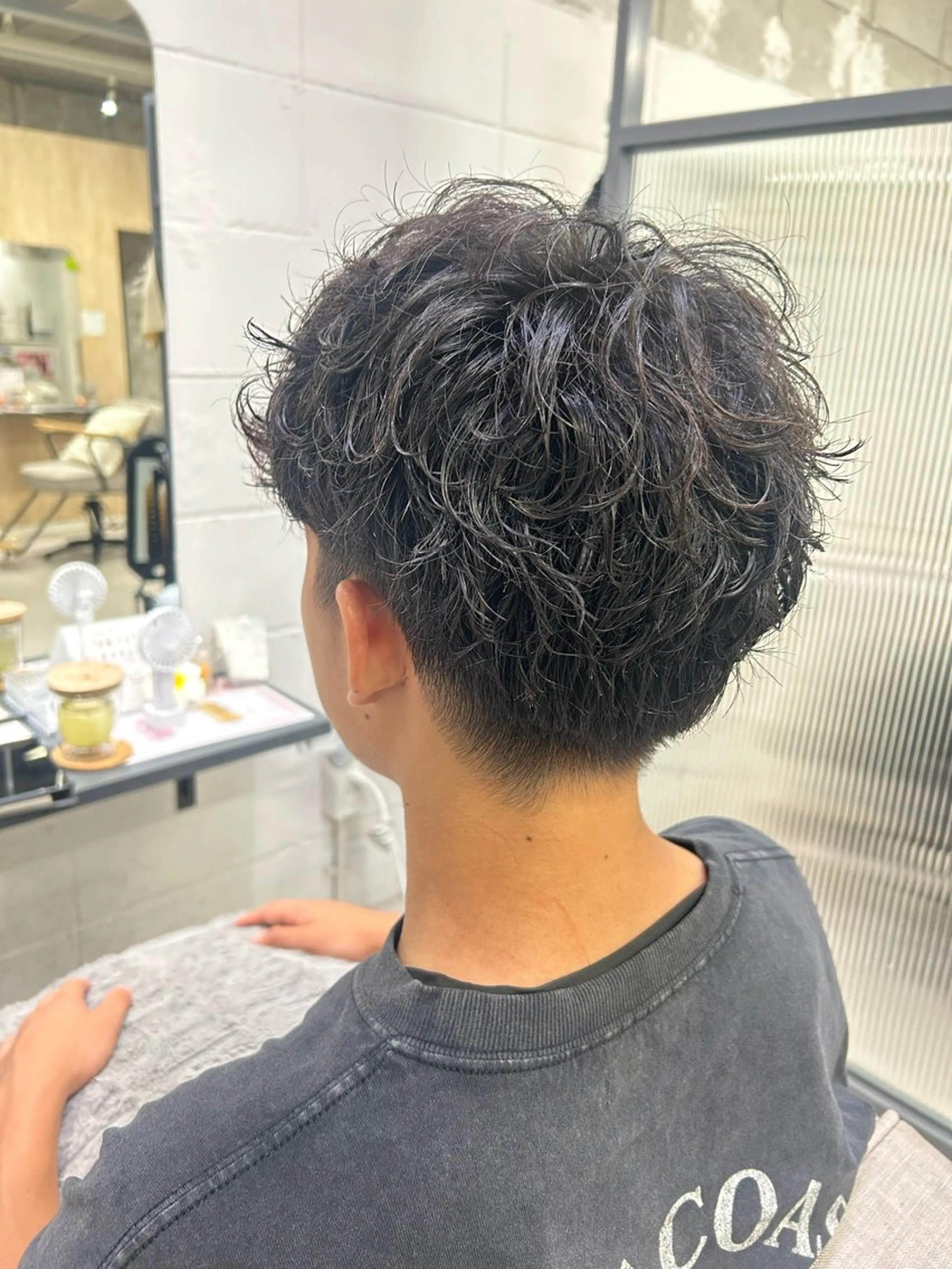 メンズカット＋選べるパーマの写真