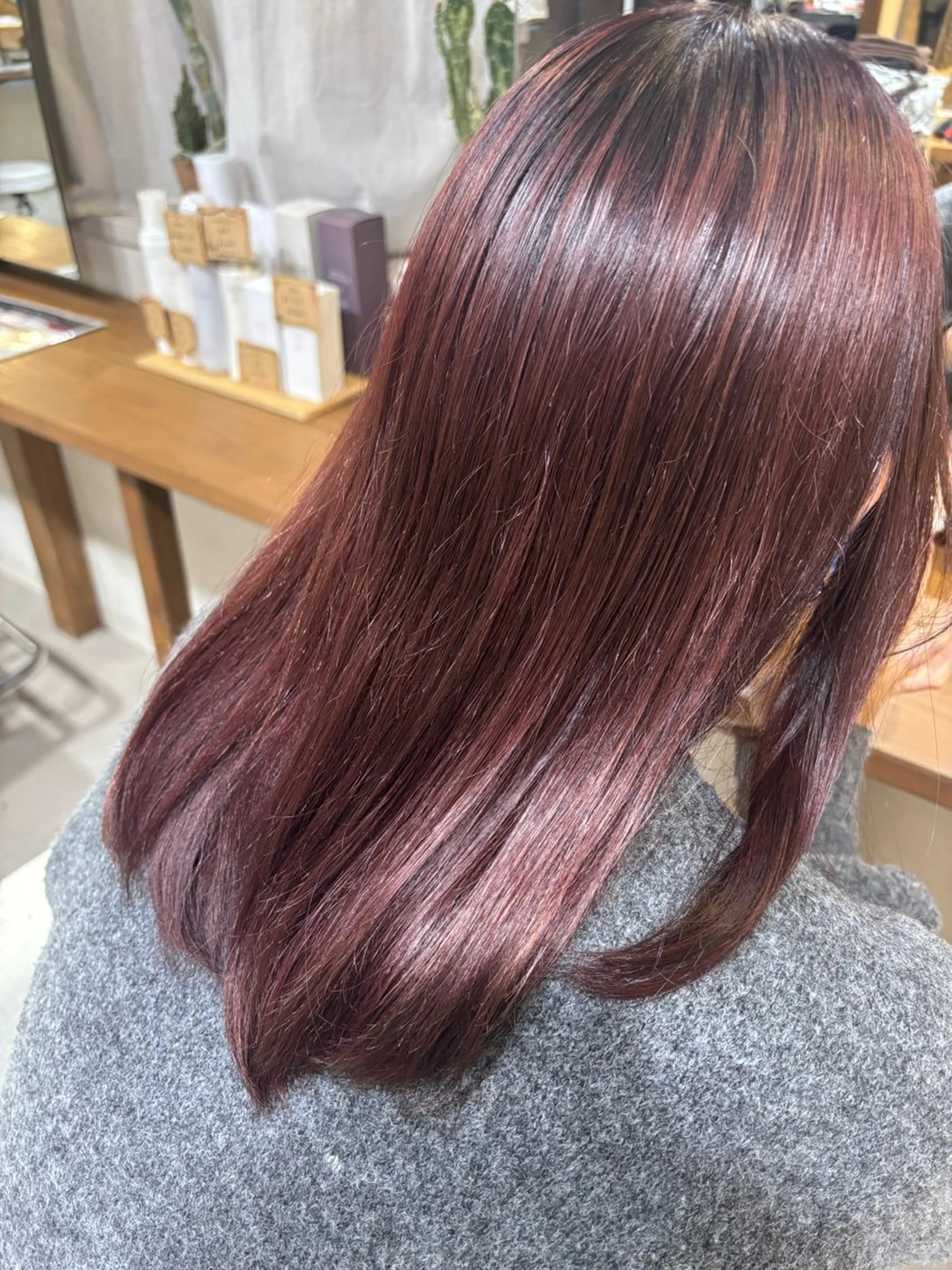 ミディアム カラー 豊中美容室COCOLUANA所属・CHISATO /暖色カラー❤️のヘアスタイル