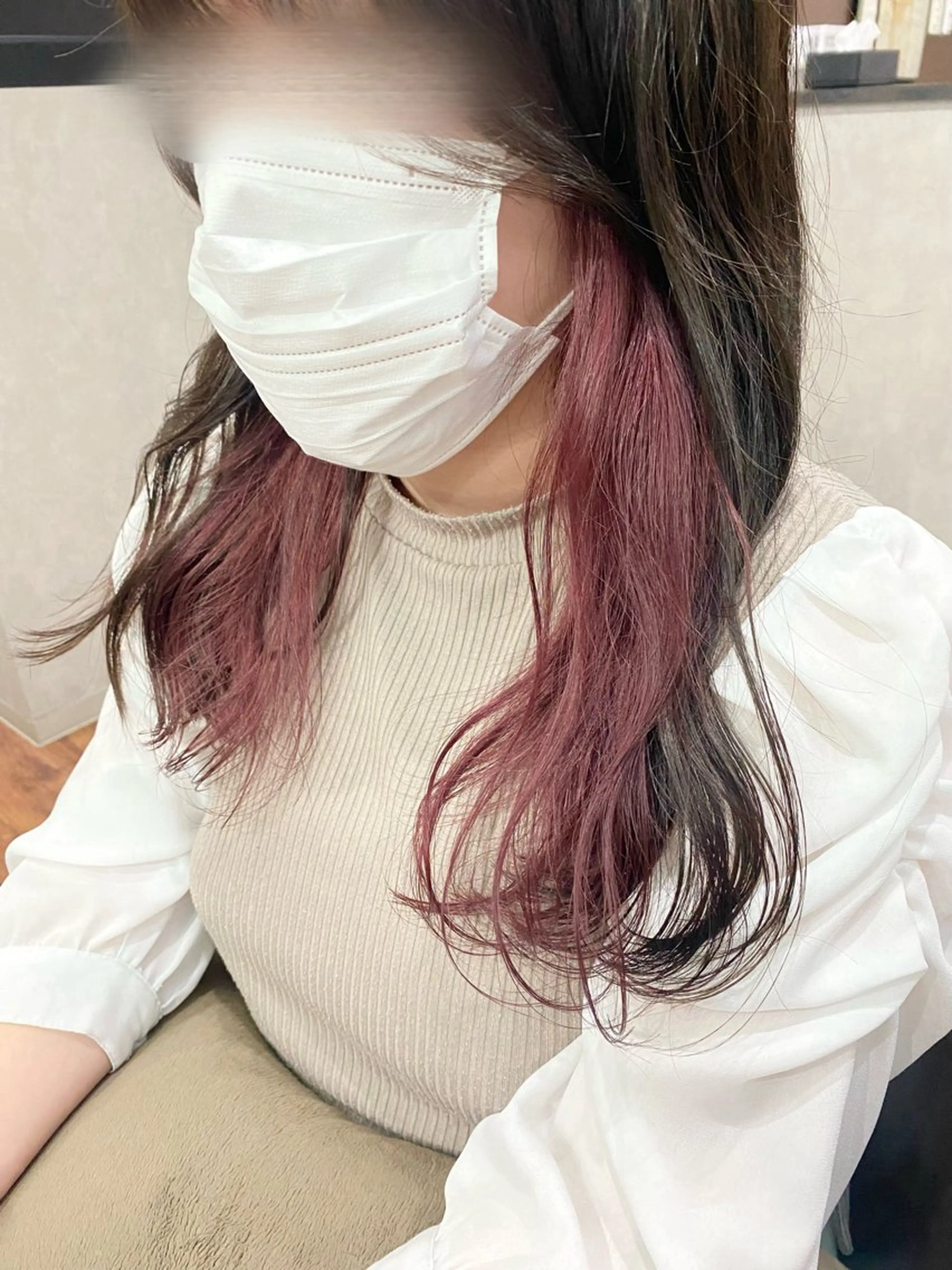 ロング カラー カット ヘアカラー _White所属・ＳＨＩ ＺＵのヘアスタイル