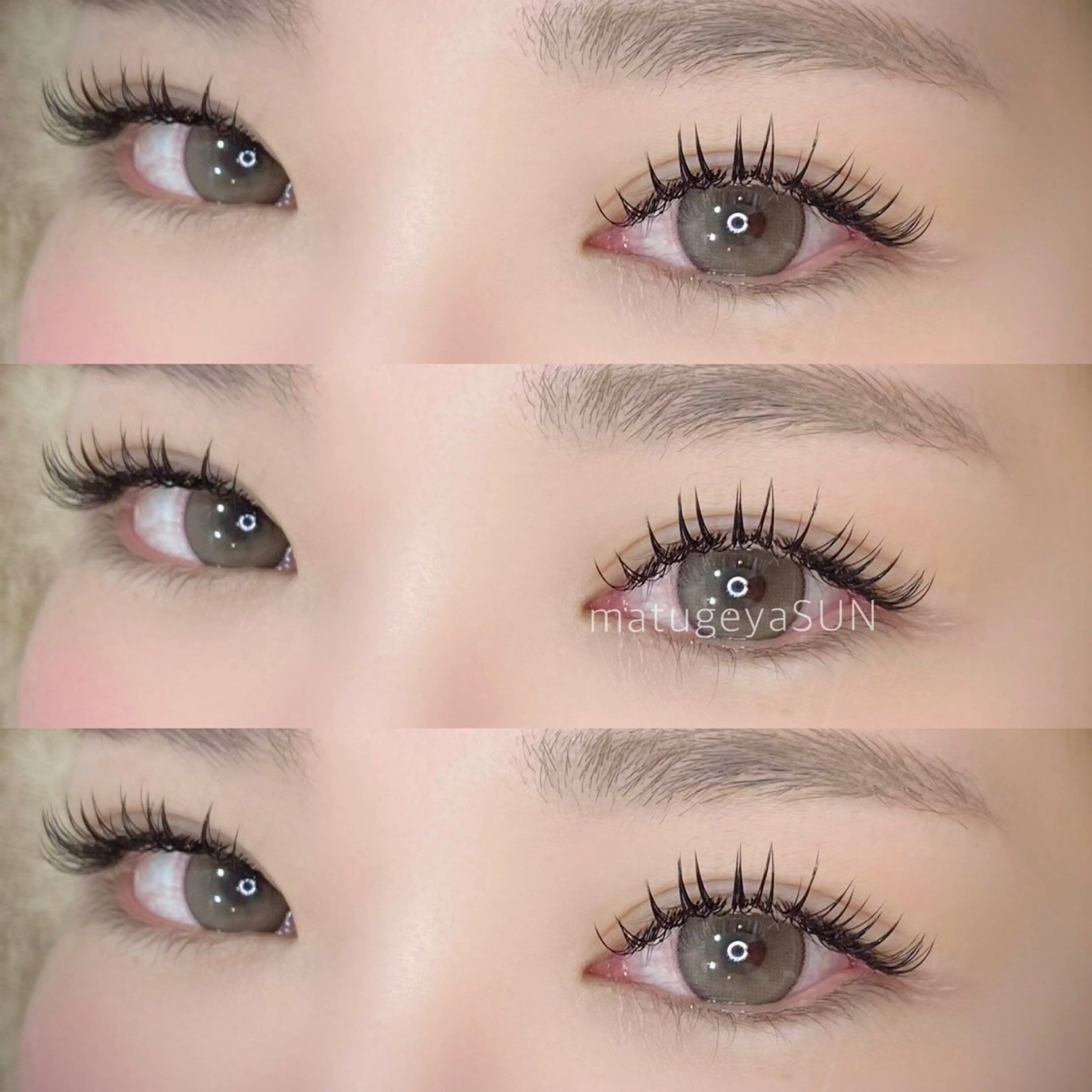 マツエク・マツパ カットスタジオピエロ所属・若江岩田マツエク SUNのマツエク・マツパデザイン