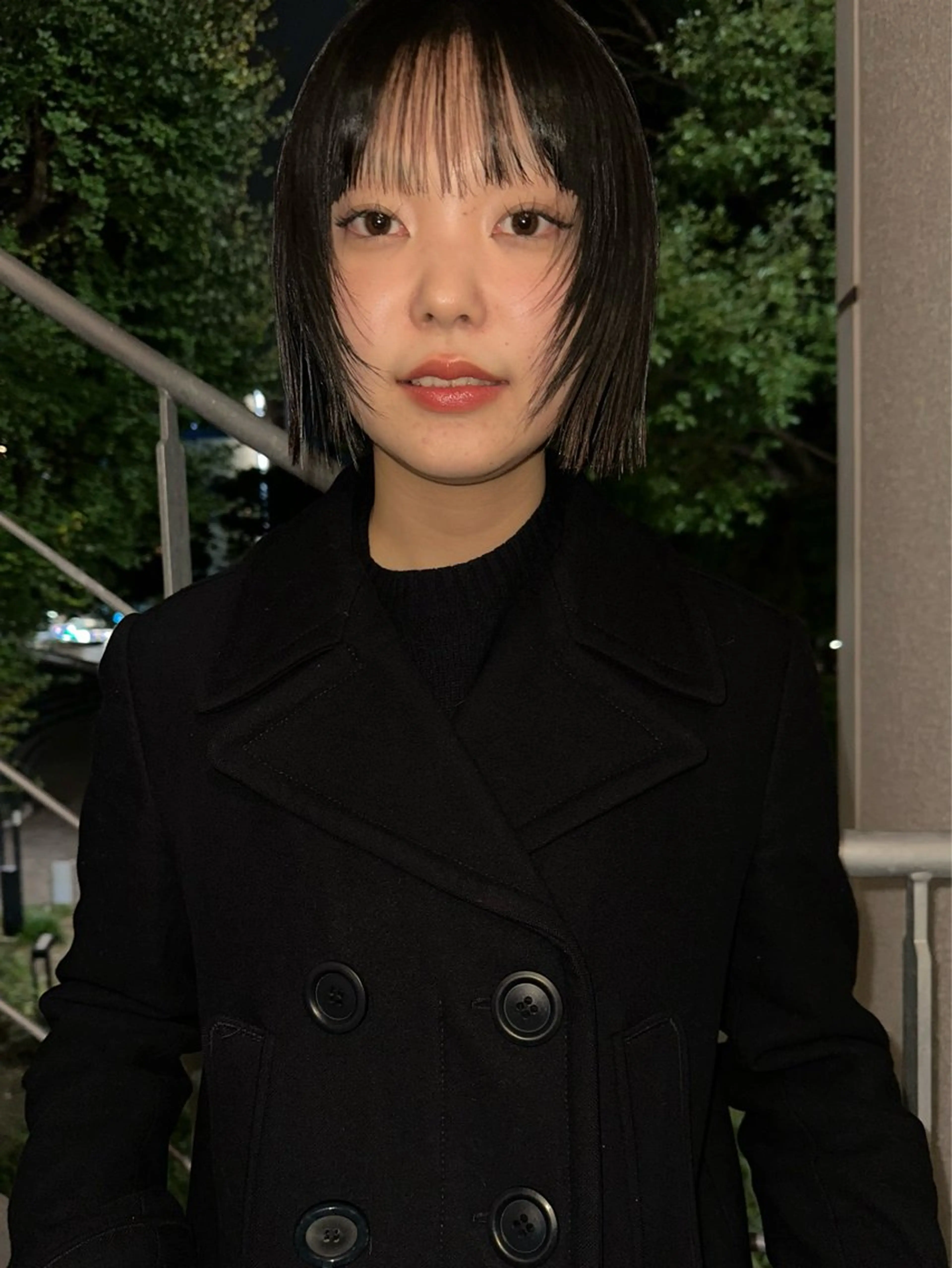 ショート 顔周りカット 中野 莉子のヘアスタイル