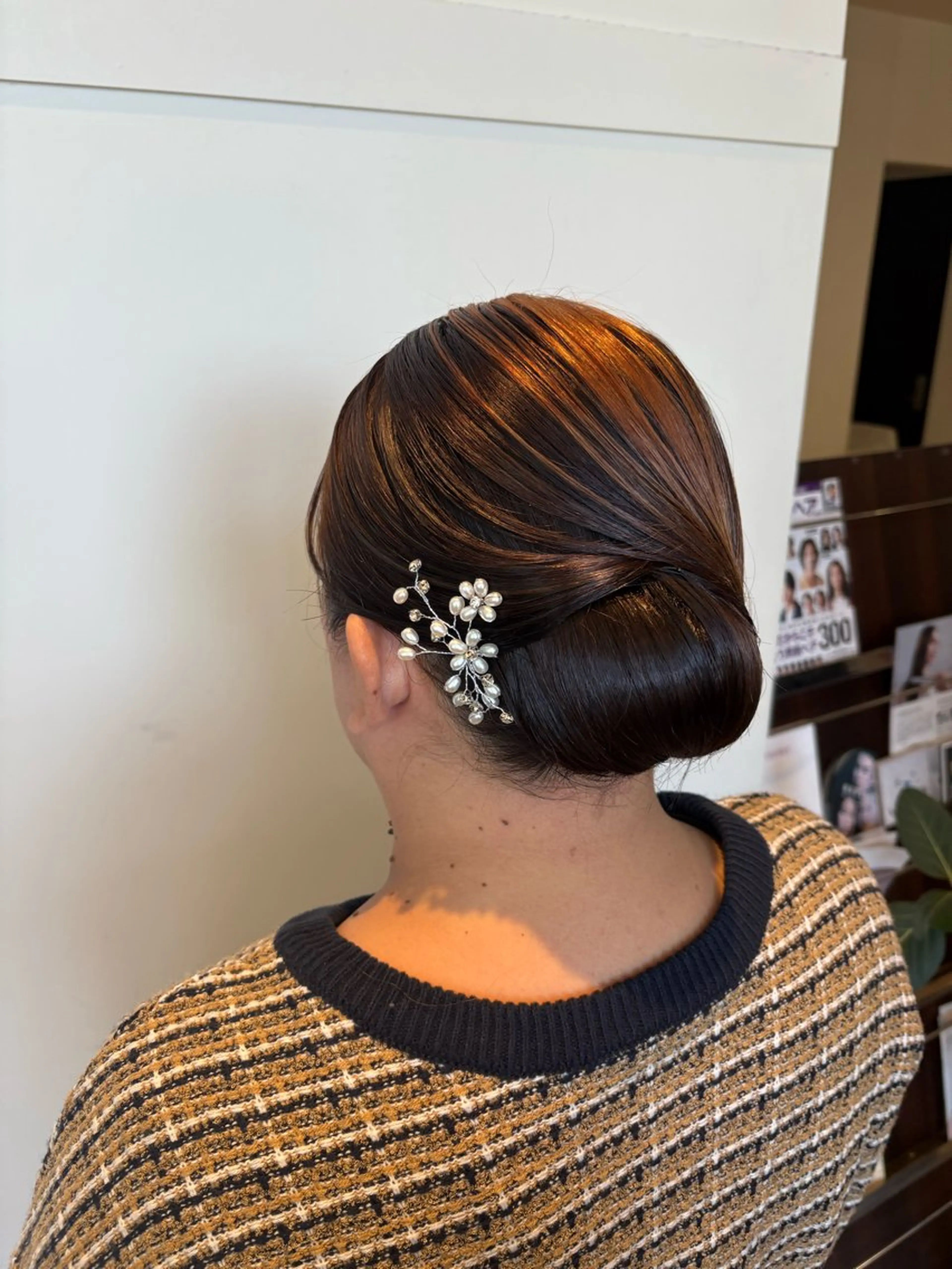 ショート ヘアアレンジ ヘアセット 高橋 乙葉のヘアスタイル