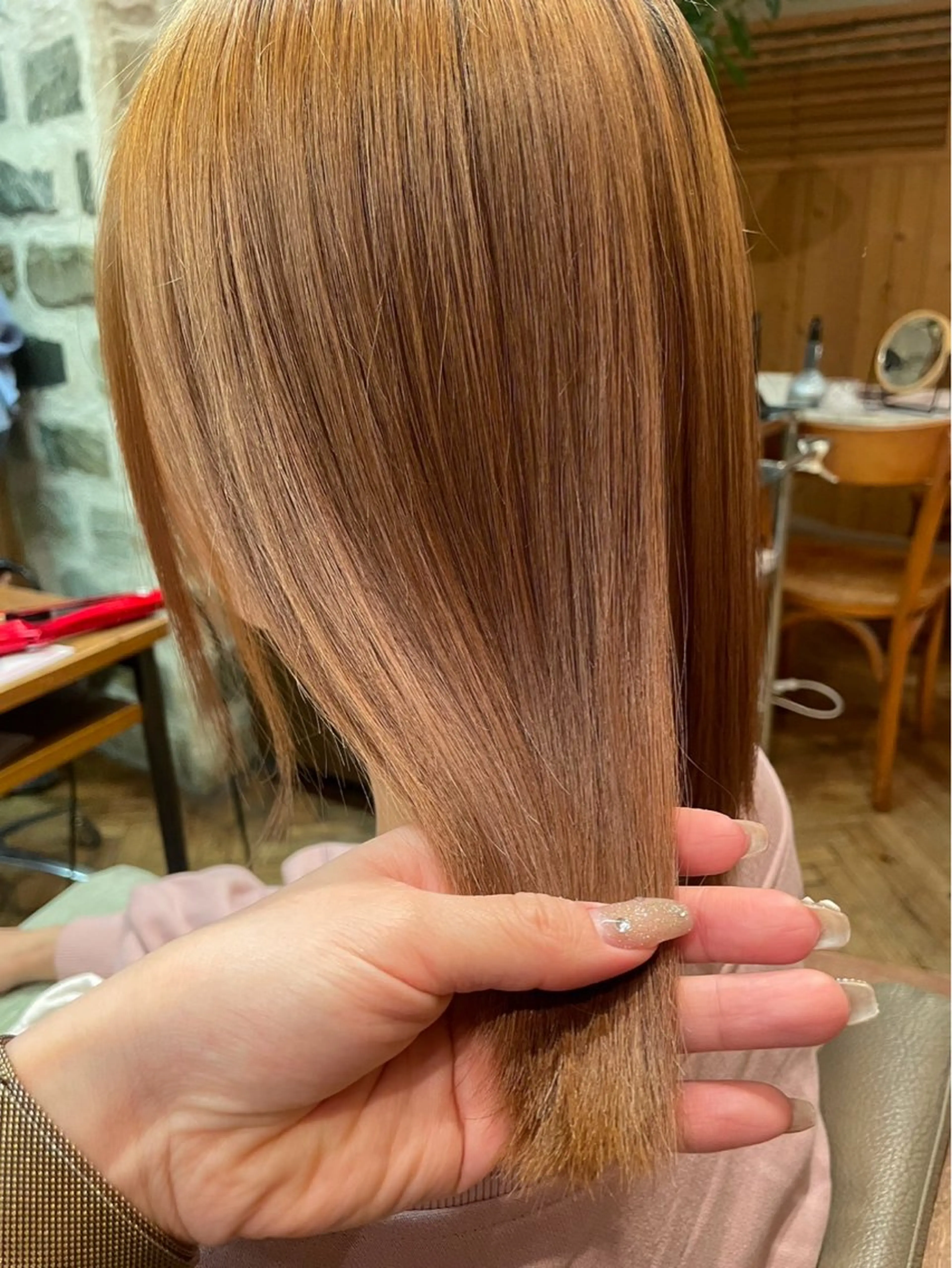 ミディアム カット 縮毛矯正 トリートメント 髪質改善/レイヤー/ 井上　陽のヘアスタイル