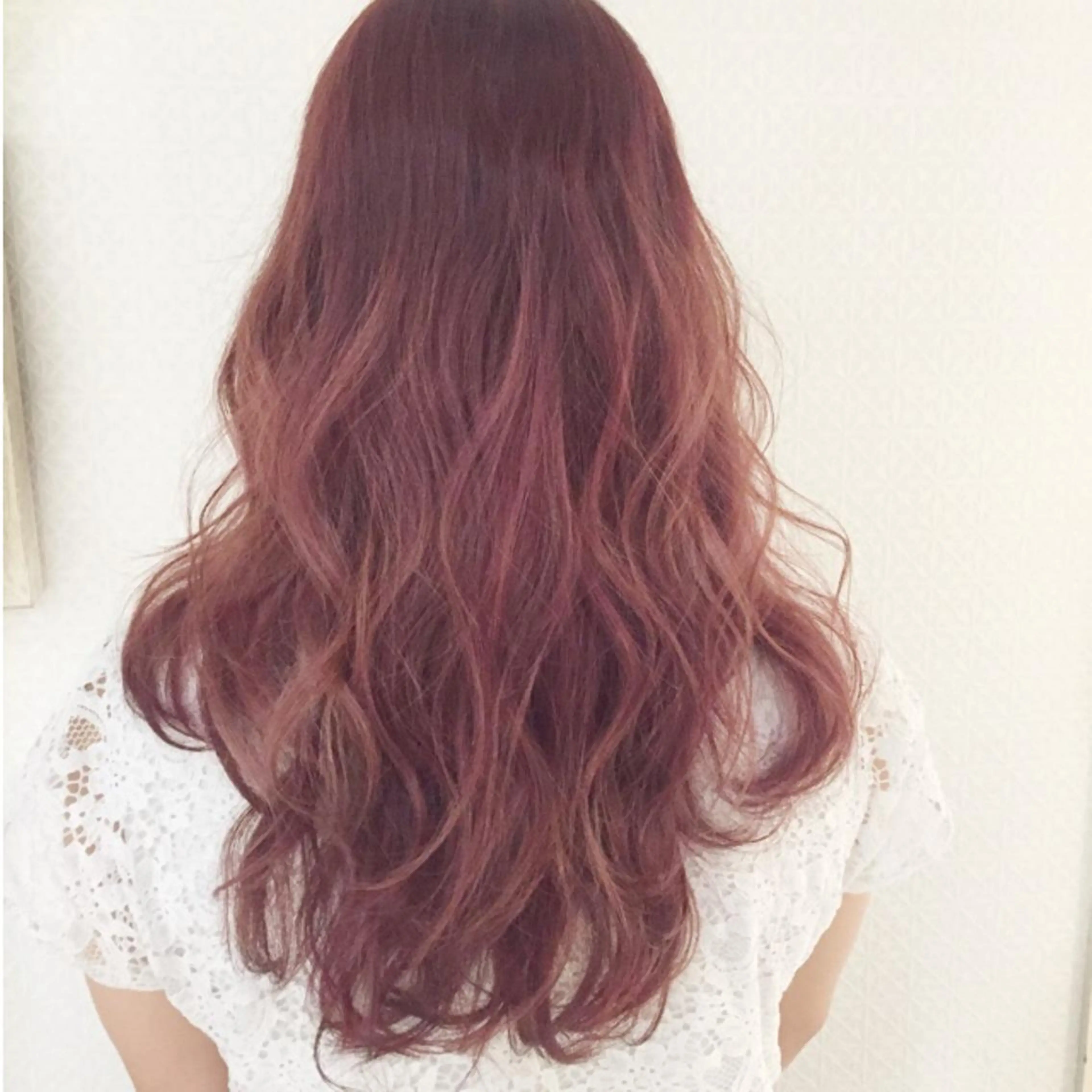 セミロング ロング カラー ラベンダーカラー ピンクカラー ピンクラベンダー NAO ☆のヘアスタイル