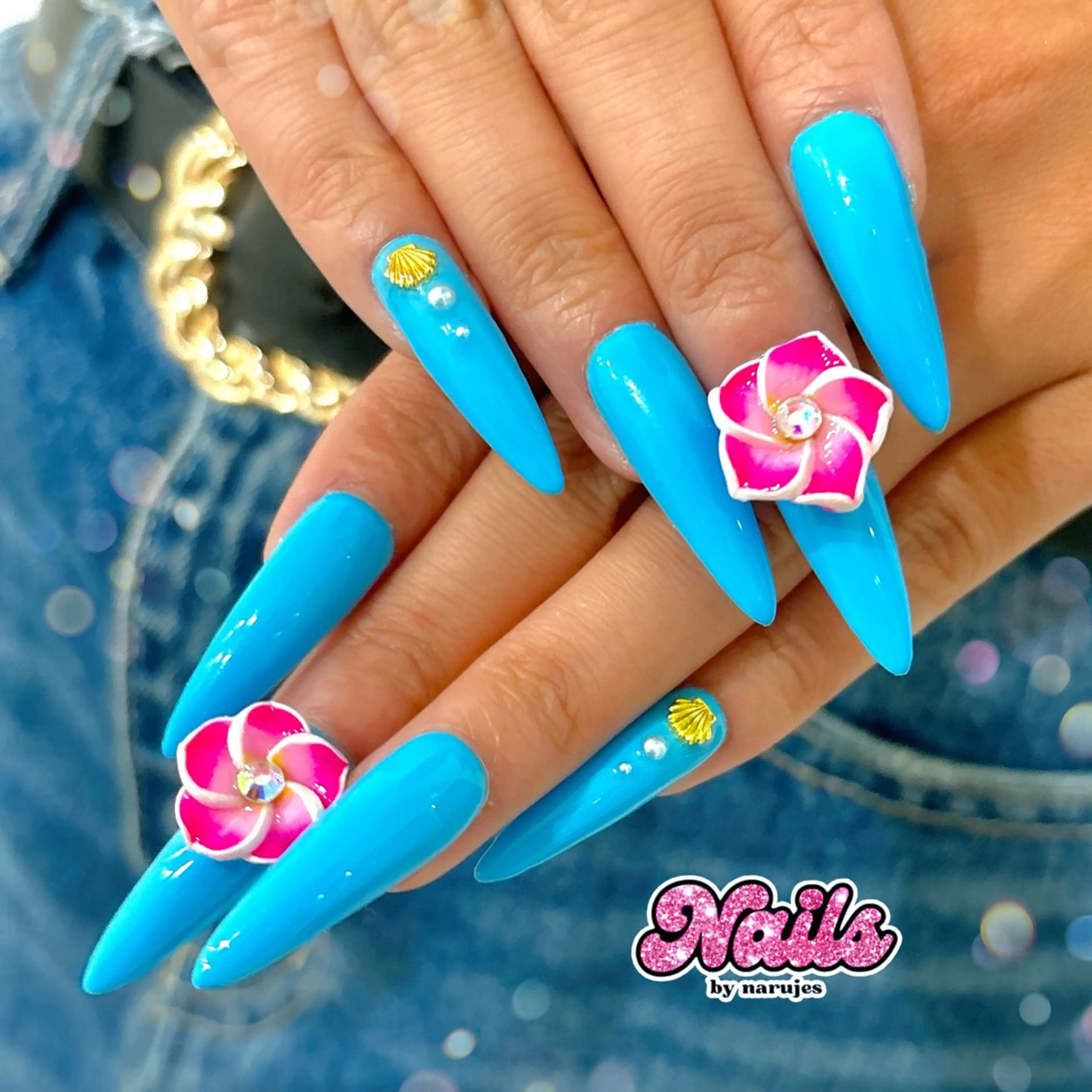 🍒パーツ２つ🆓長さだしワンカラー（Lサイズまで）🚨限定クーポン⚠️の写真