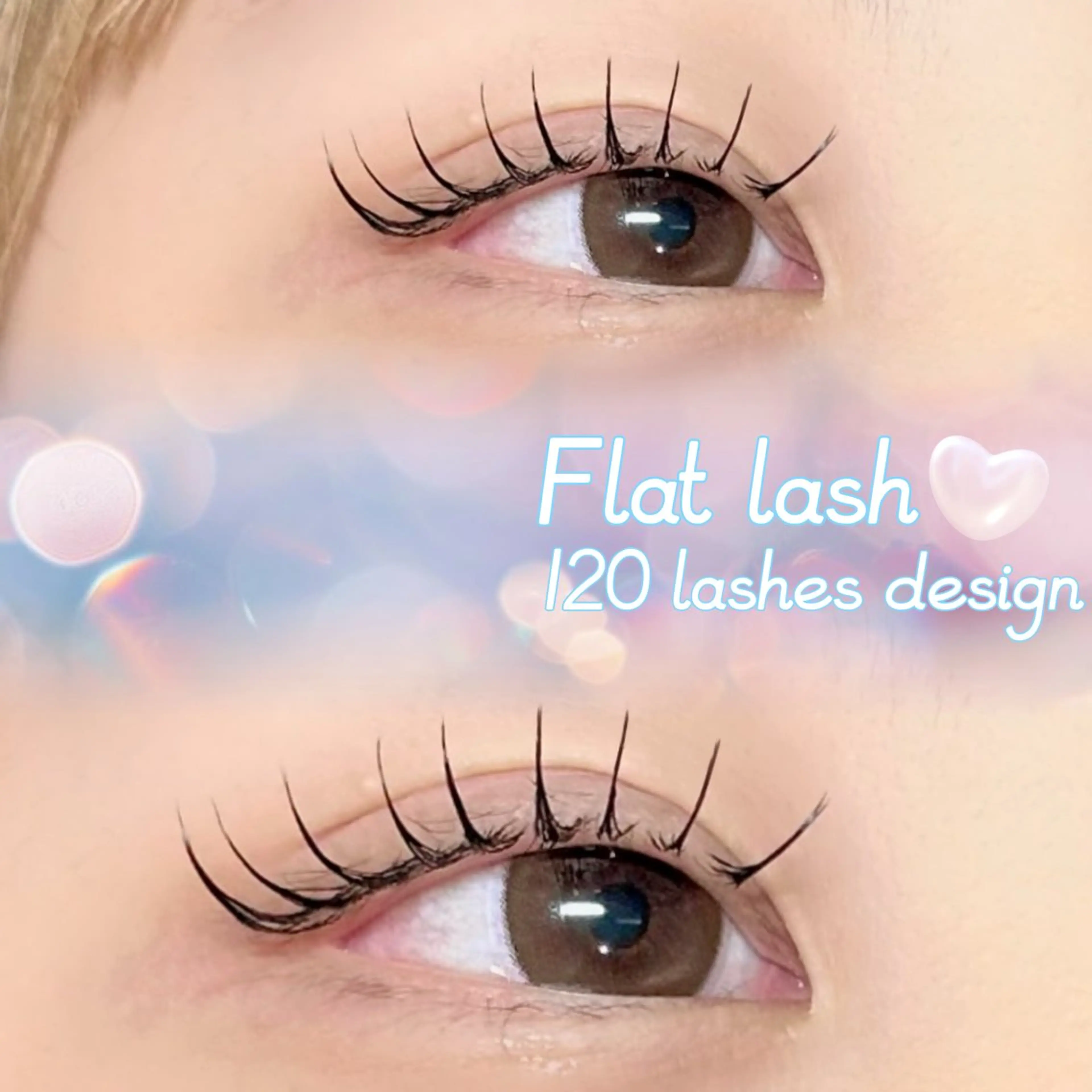 🦄オフ無料🩵目力🆙パリエク風♪まつげパーマ+エクステ100本コーティング付🦄の写真