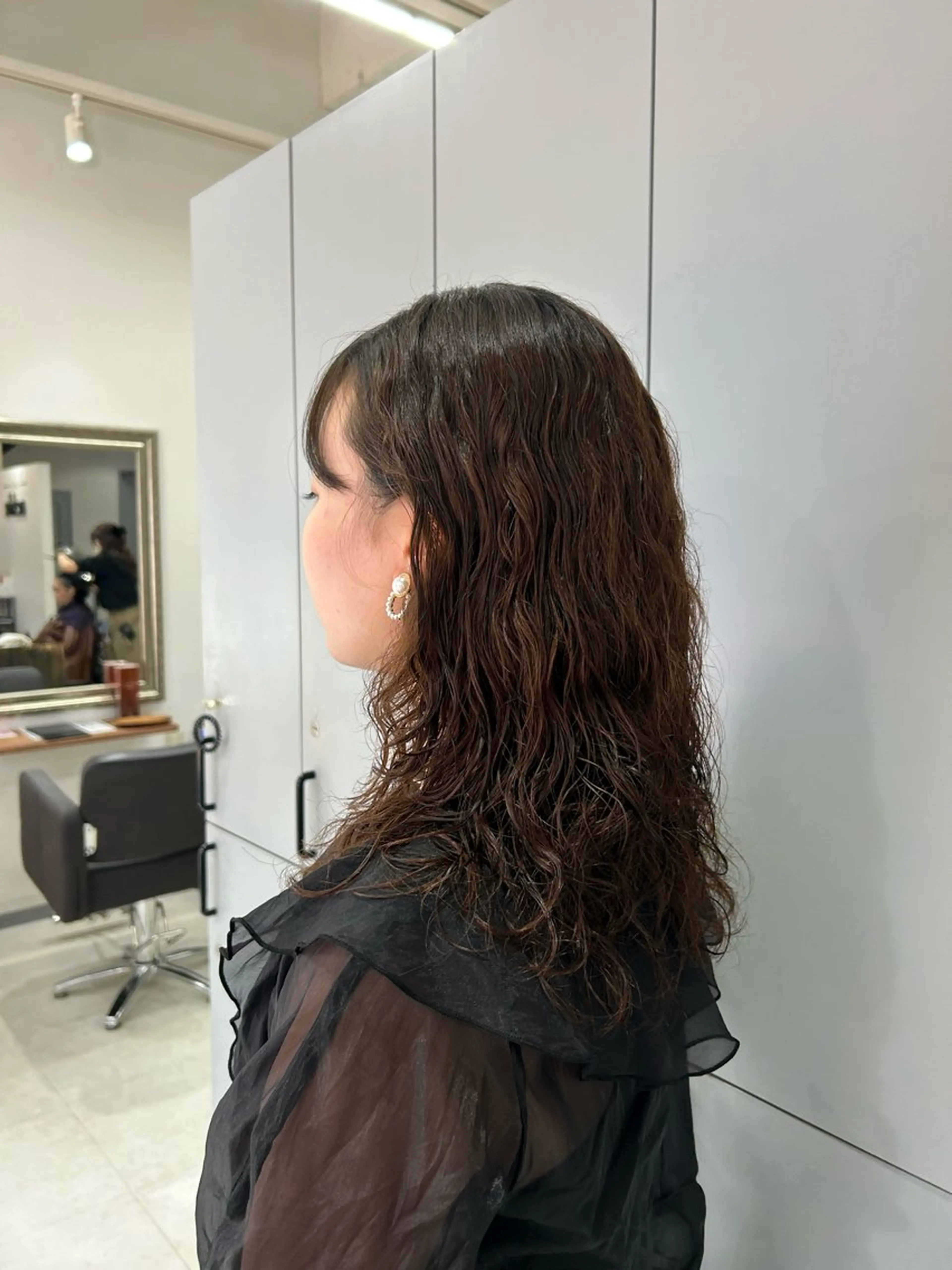 ミディアム パーマ hana _のヘアスタイル