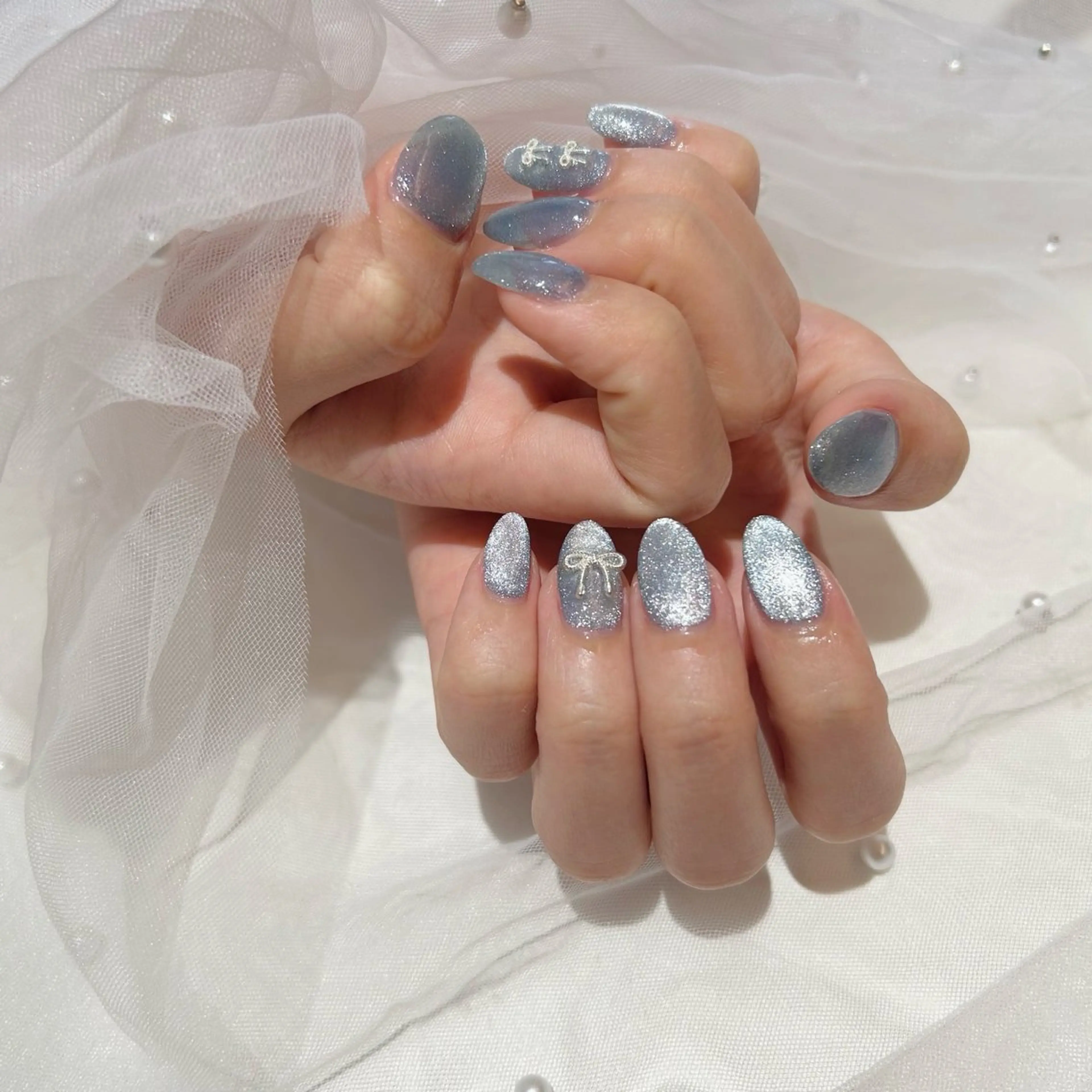 ネイル ハンドネイル マグネット/心斎橋 LoLo.カレラのネイルデザイン