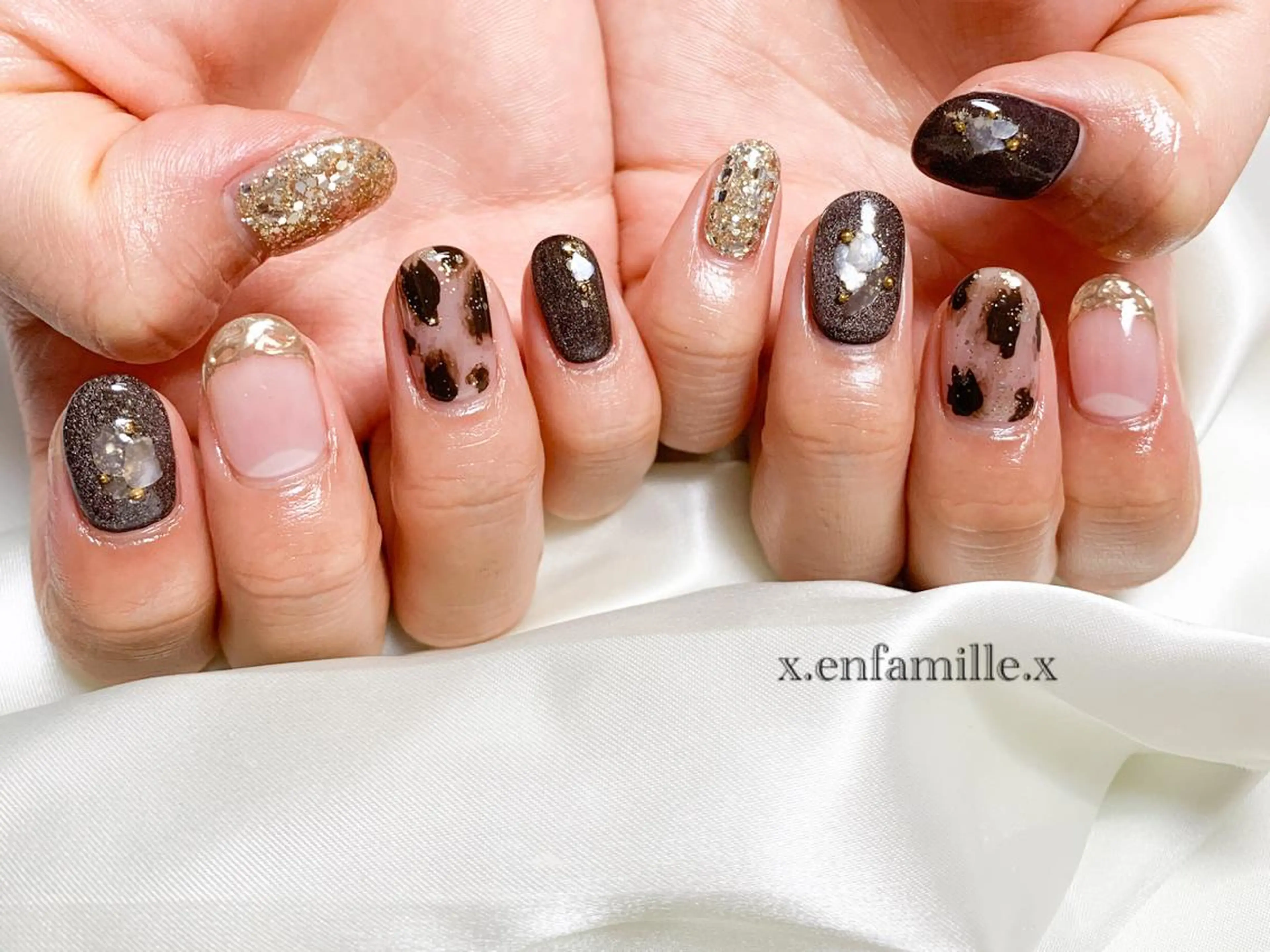 ネイル ハンドネイル nail salon en familleのネイルデザイン