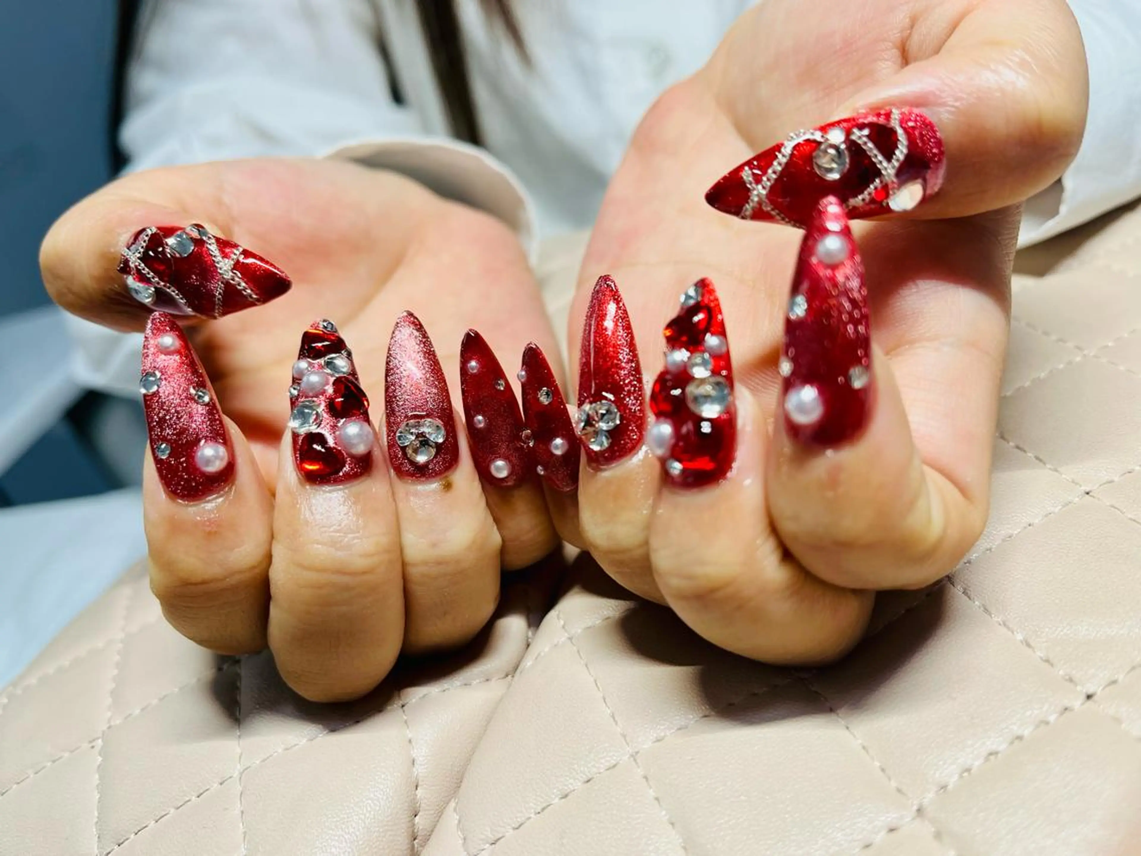 ネイル ハンドネイル goldgleams ちなのネイルデザイン