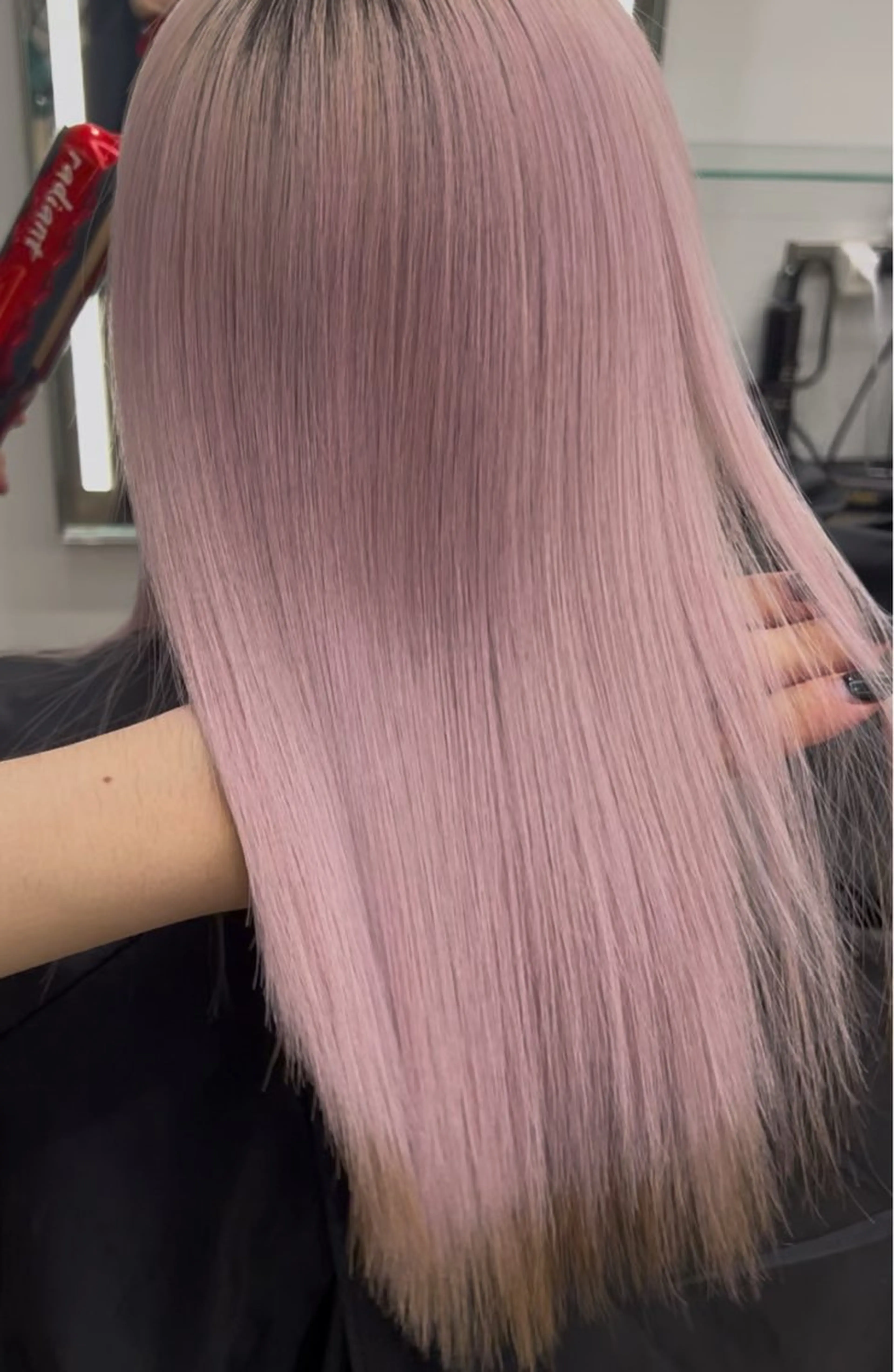 ミディアム カラー ヘアカラー トリートメント 渋谷/ハイトーン/ プルエクステ/大和のヘアスタイル