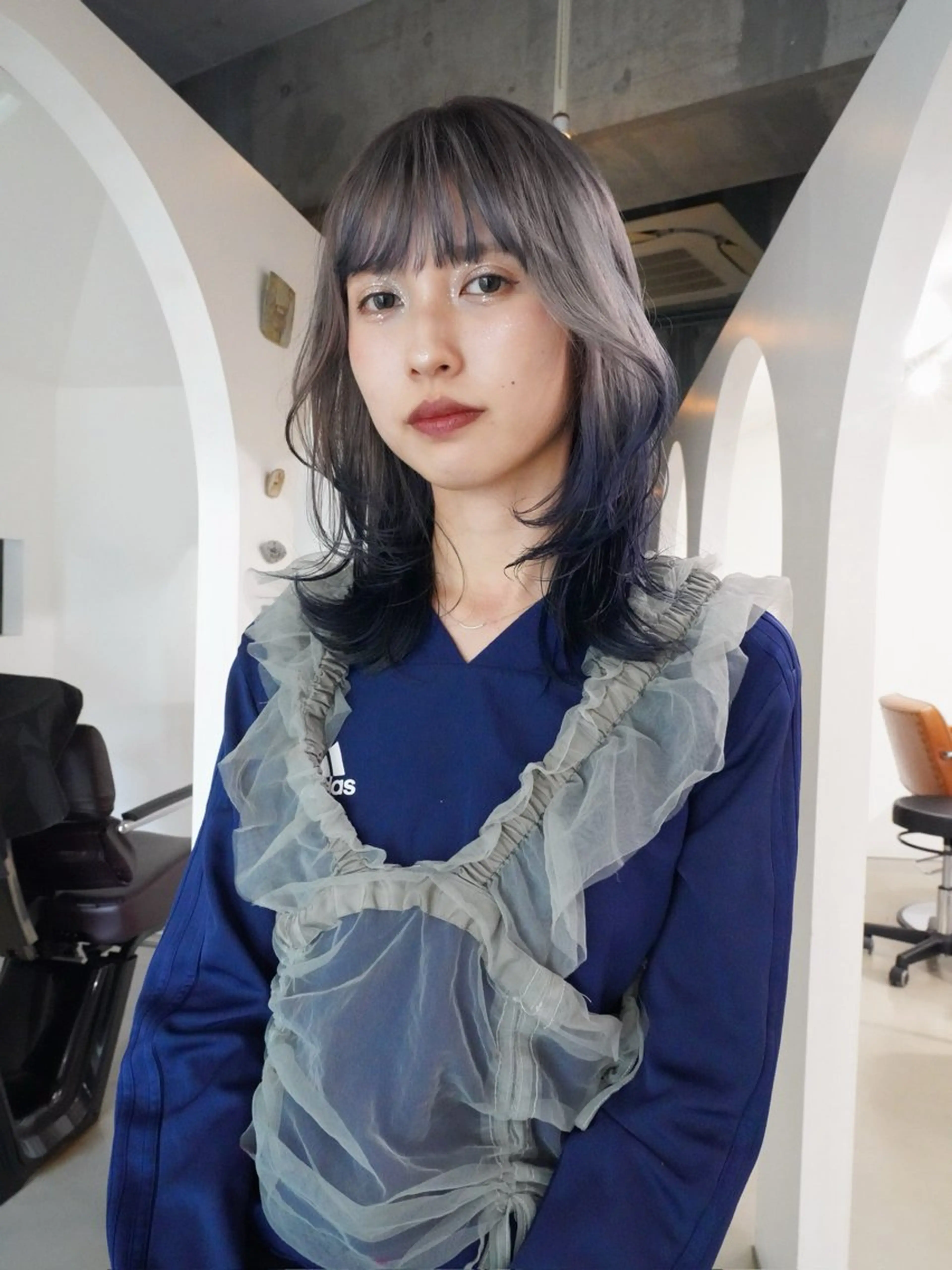 【カット】+【ブリーチ】+【カラー】+【トリートメント】👉巻き髪仕上OK🧸の写真