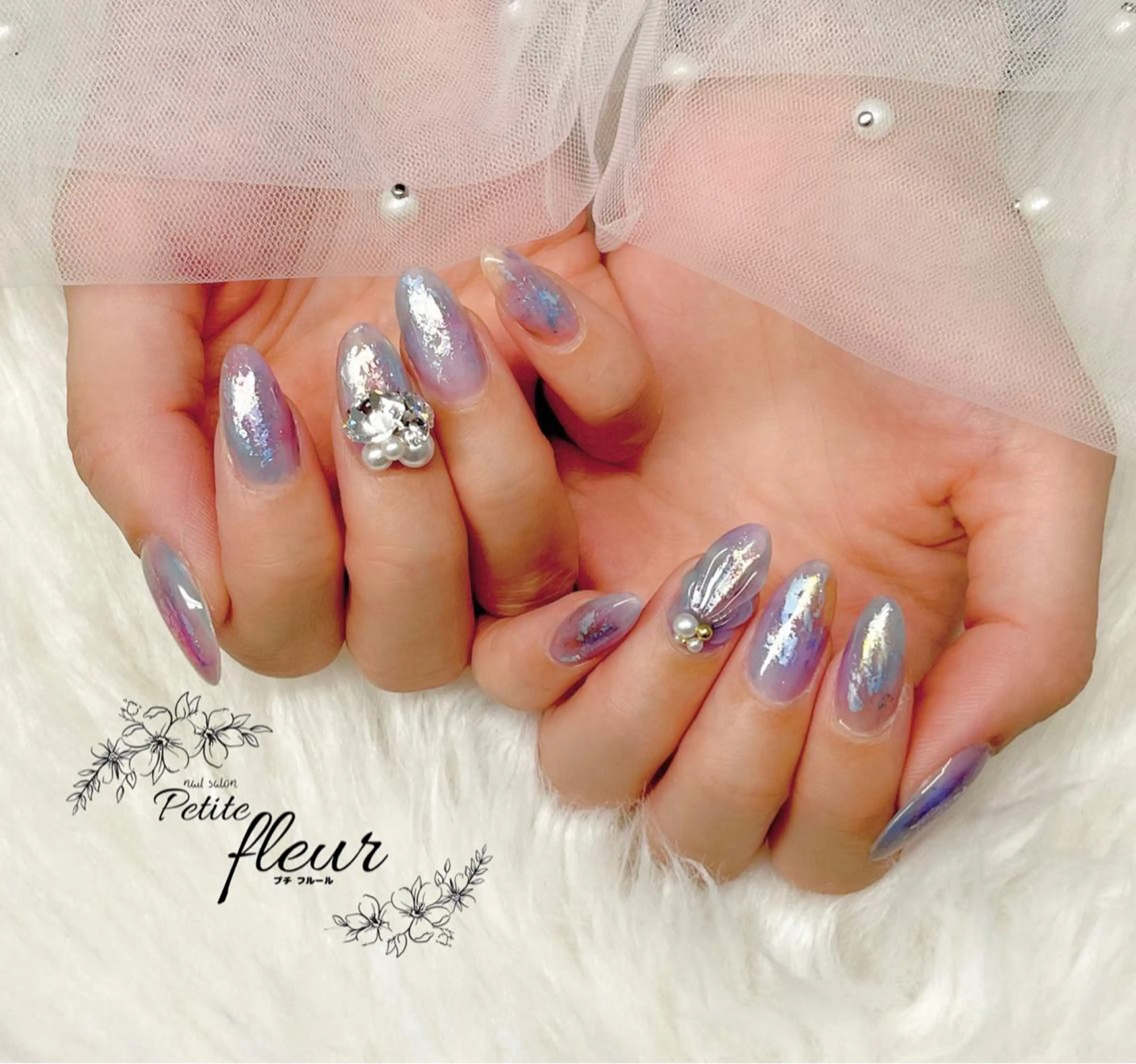 ネイル ❁⃘*。Petite fleur❁⃘*りさのネイルデザイン
