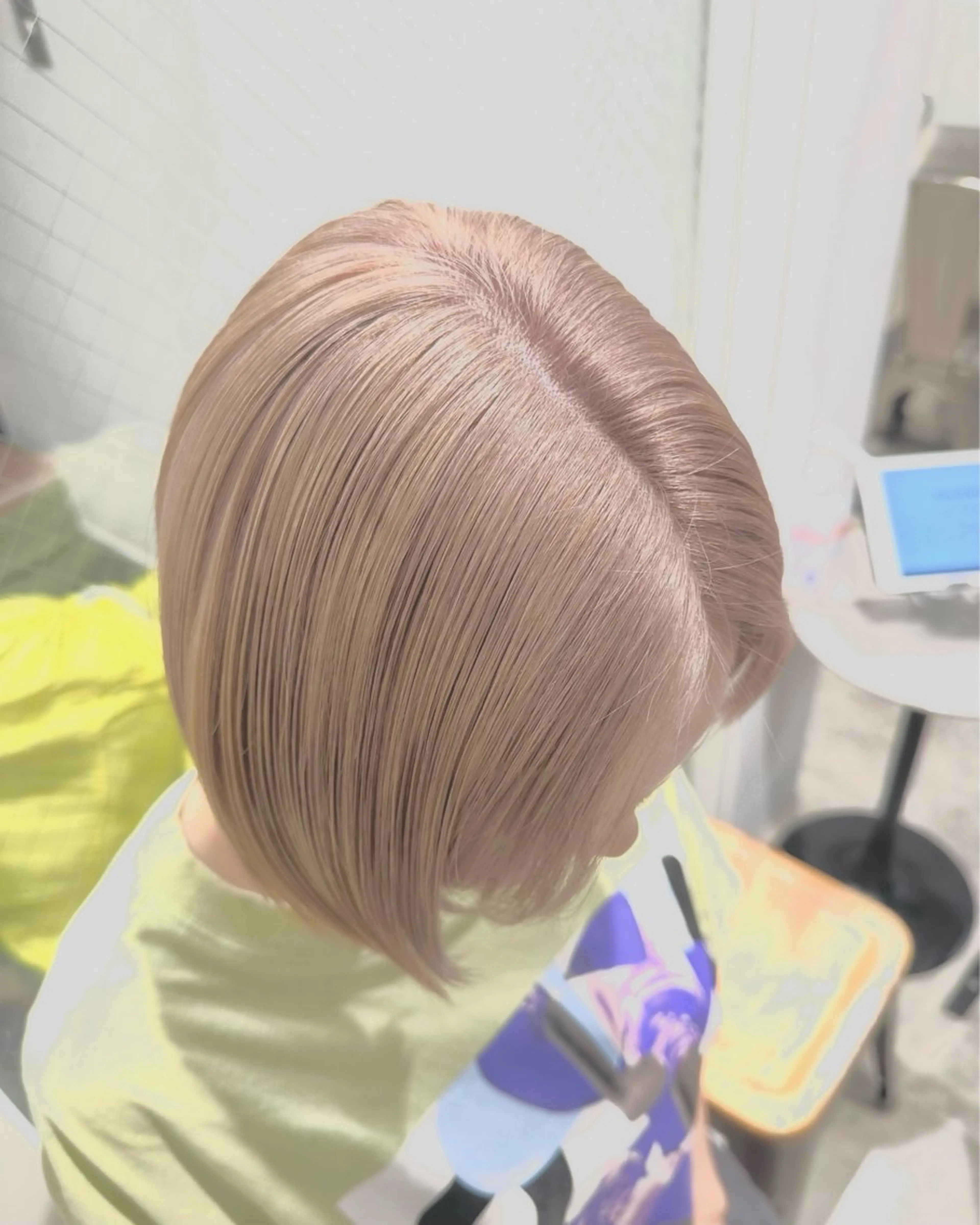 ショート カラー カット ヘアカラー トリートメント ハイトーン･髪質改善 MIOKAのヘアスタイル