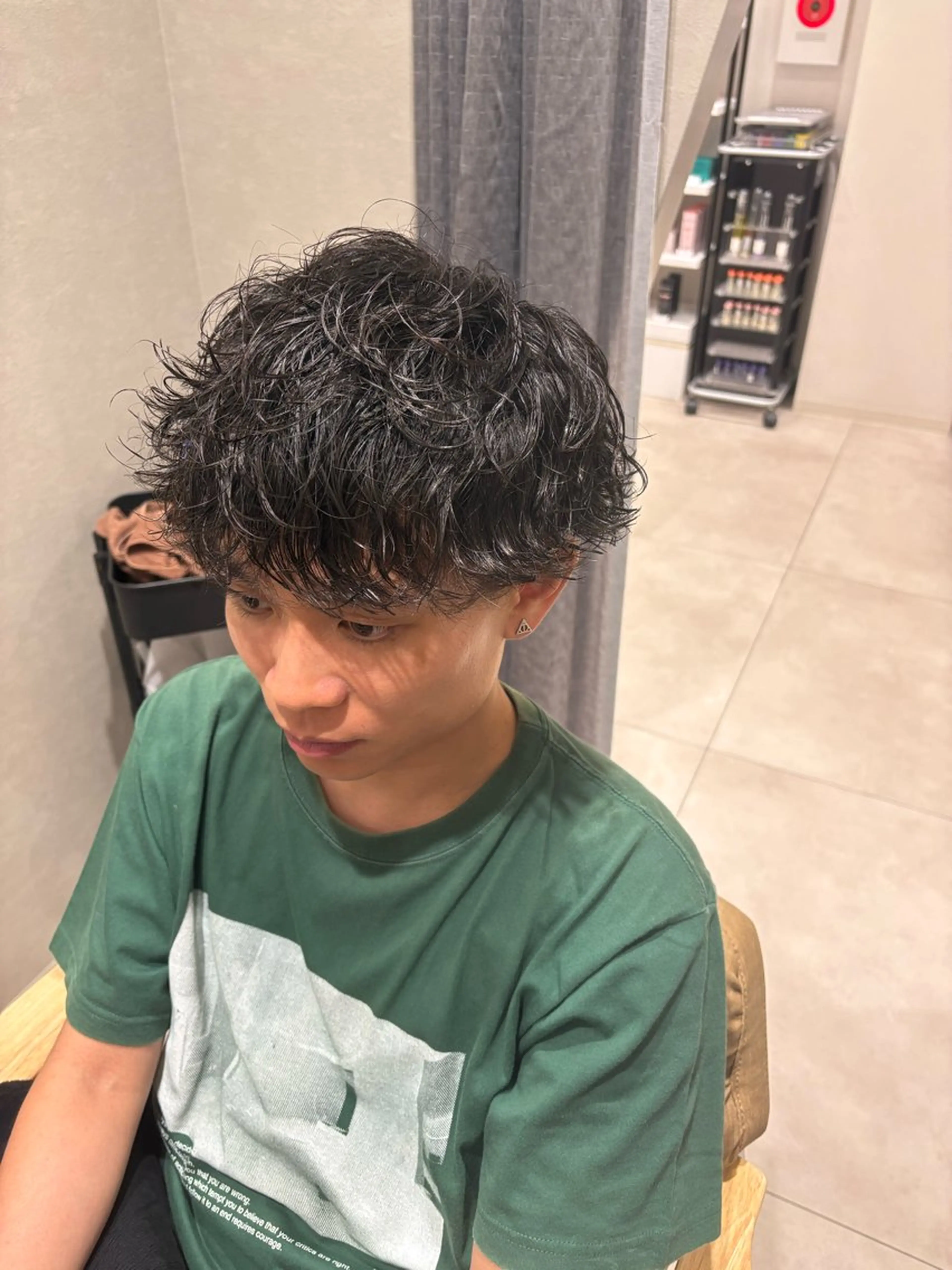 パーマ メンズ カット パーマ 💜N°大分💜 三浦のヘアスタイル