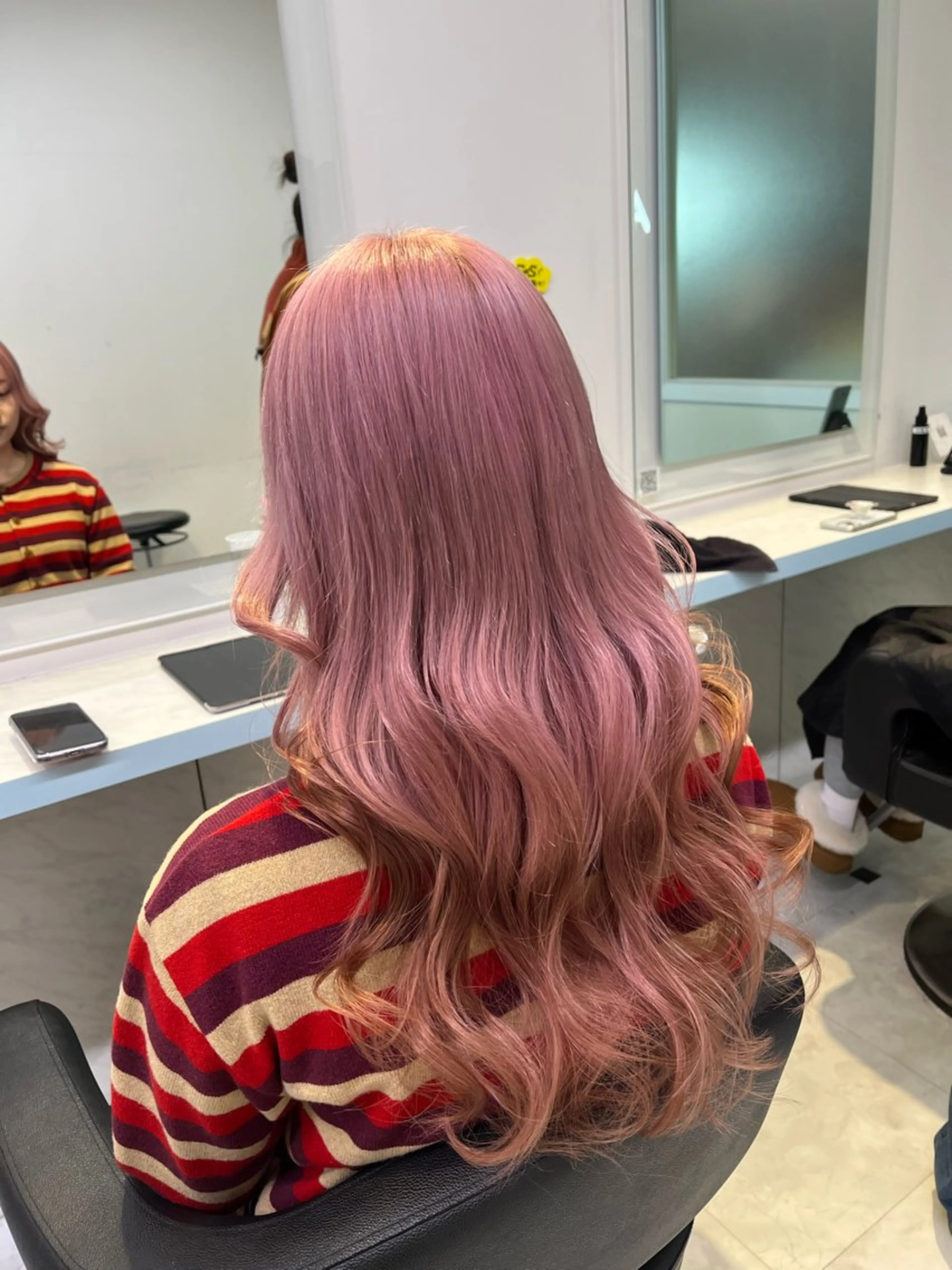 ロング カラー ヘアカラー トリートメント ブリーチカラー 🩵MIZUKIのヘアスタイル