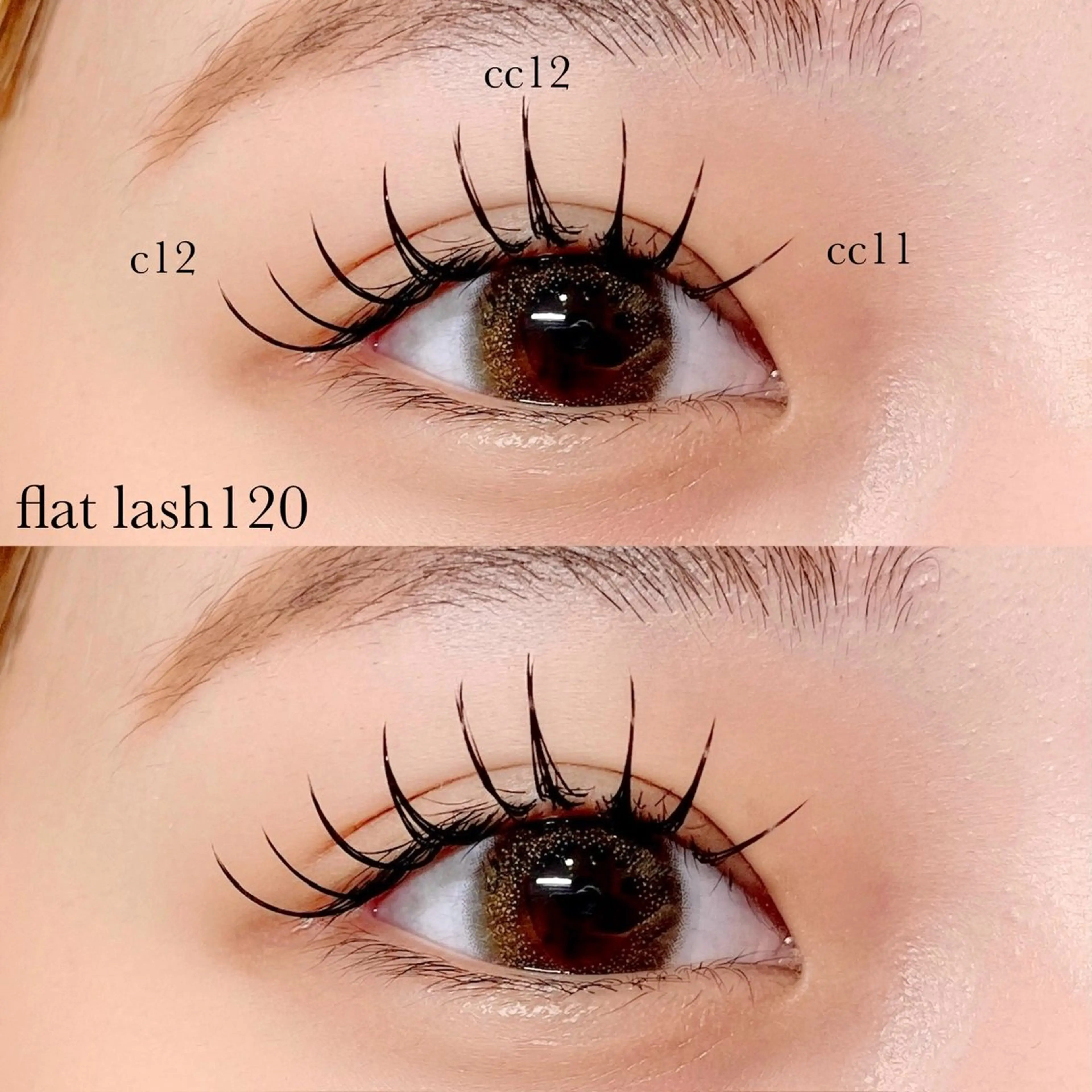 マツエク・マツパ フラットラッシュ ナチュラル マツエク 長尾 桃果 🫧 eyelistのマツエク・マツパデザイン