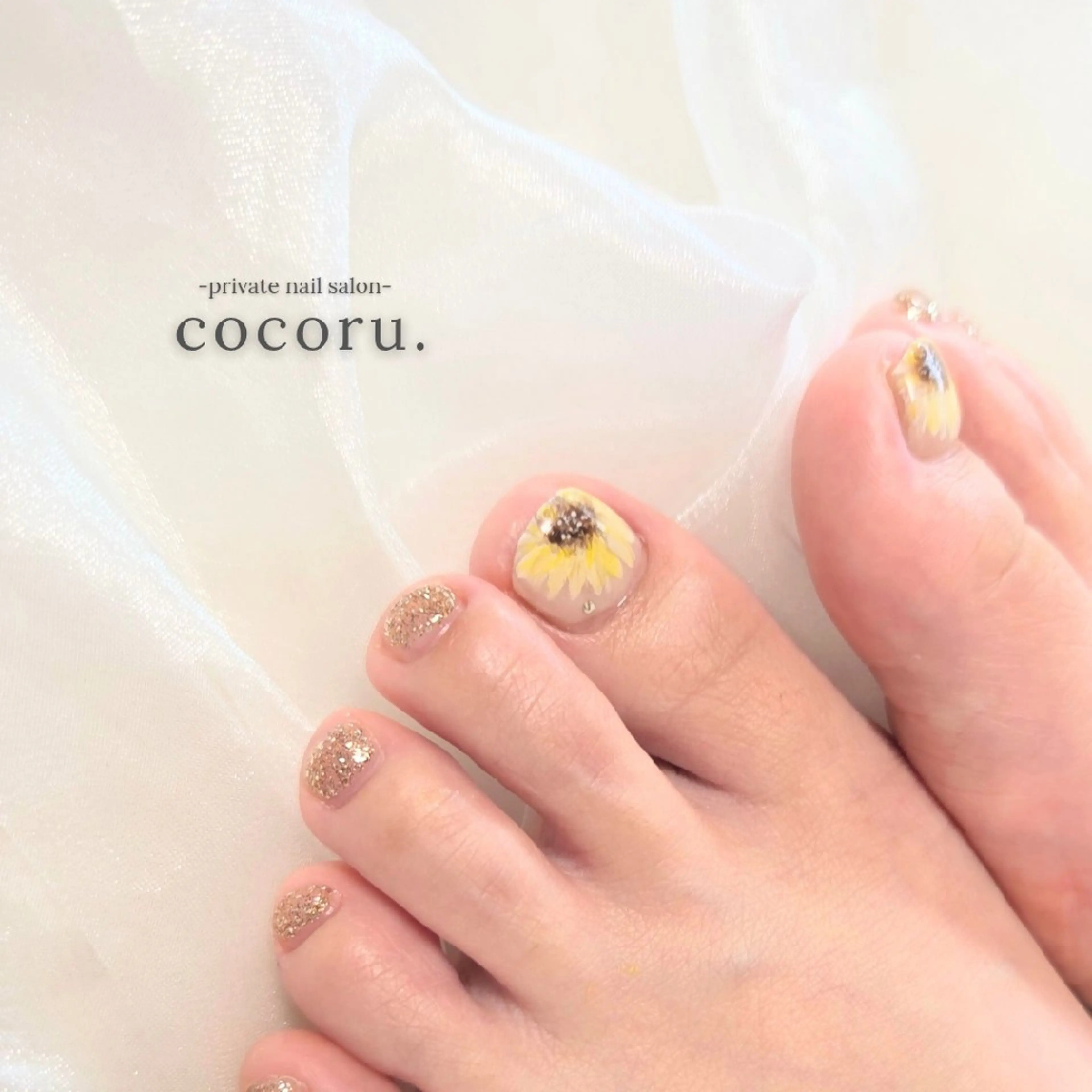 ネイル フットネイル nail salon cocoru.のネイルデザイン