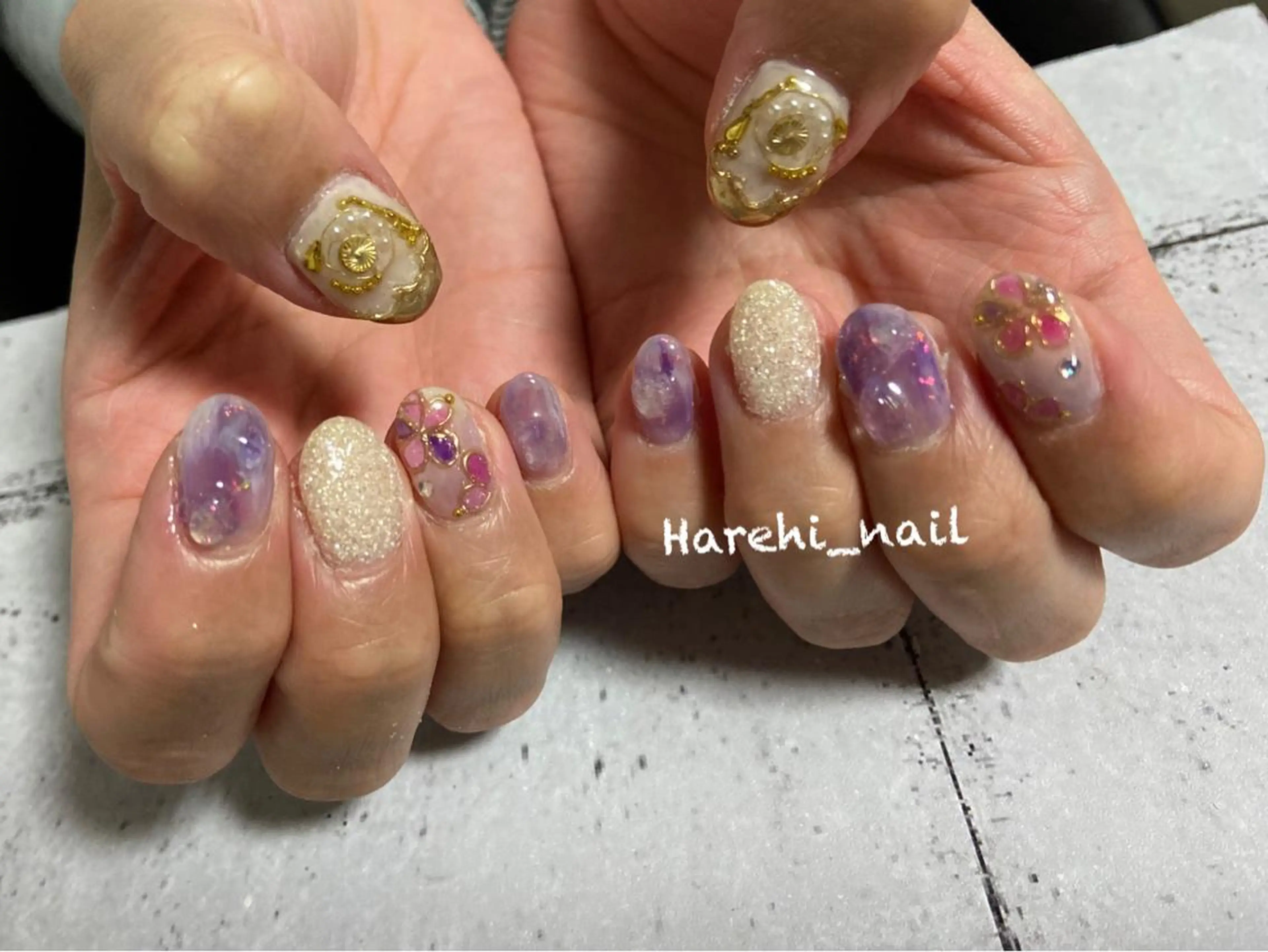 ネイル ハンドネイル Harehi_ nailのネイルデザイン