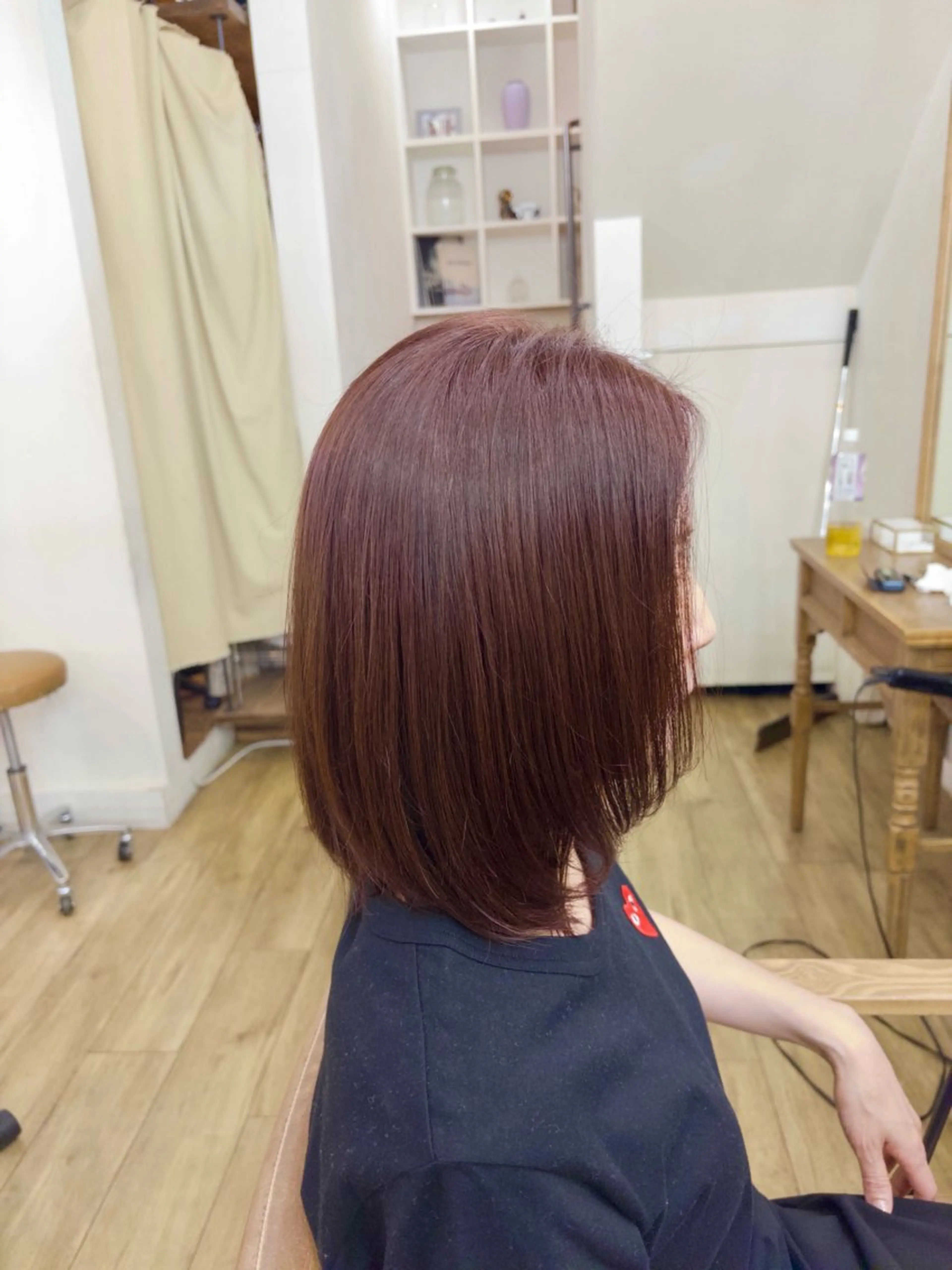 セミロング カラー ヘアカラー トリートメント SHO 👻原宿 /艶カラーのヘアスタイル