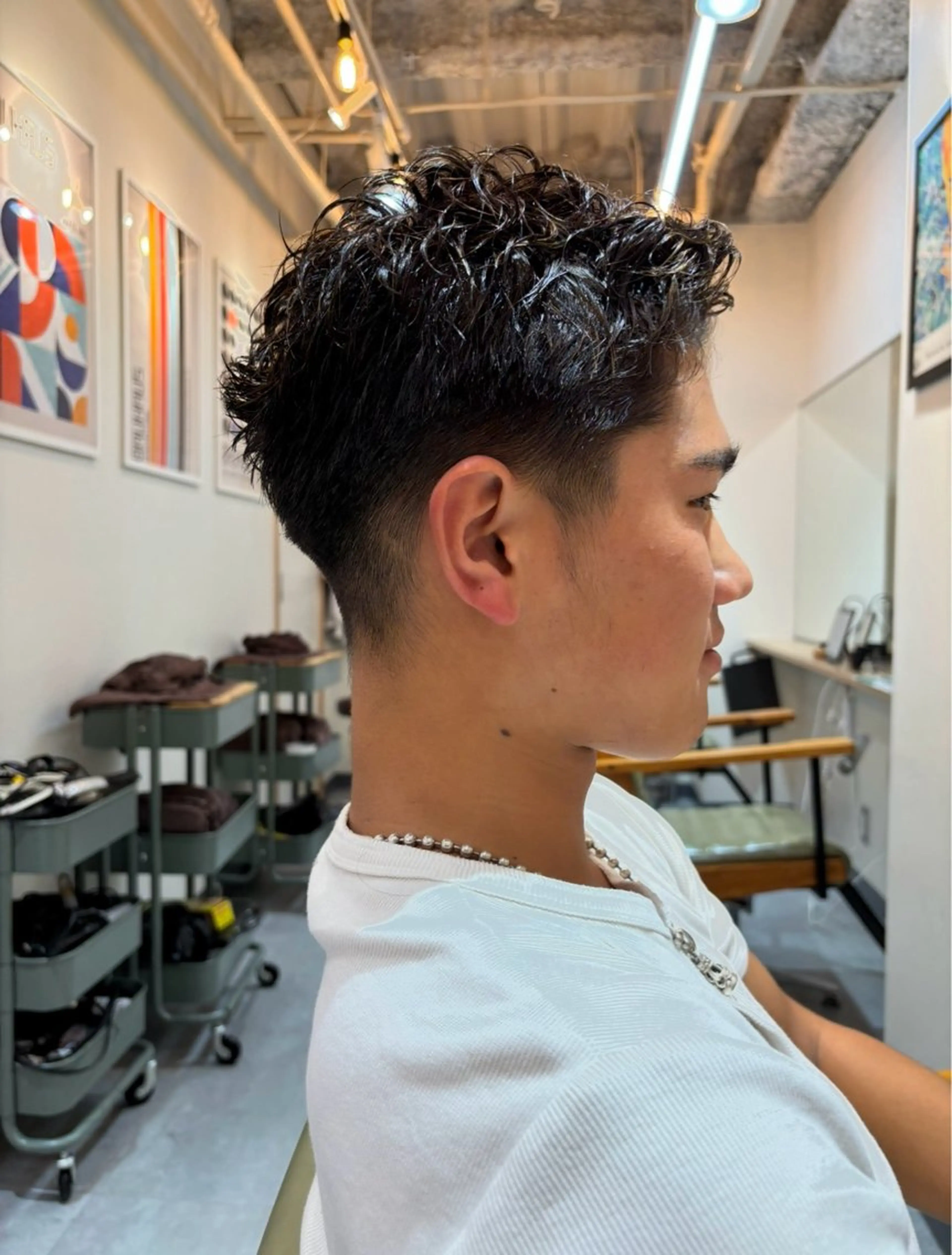 【cut + perm🌀】の写真