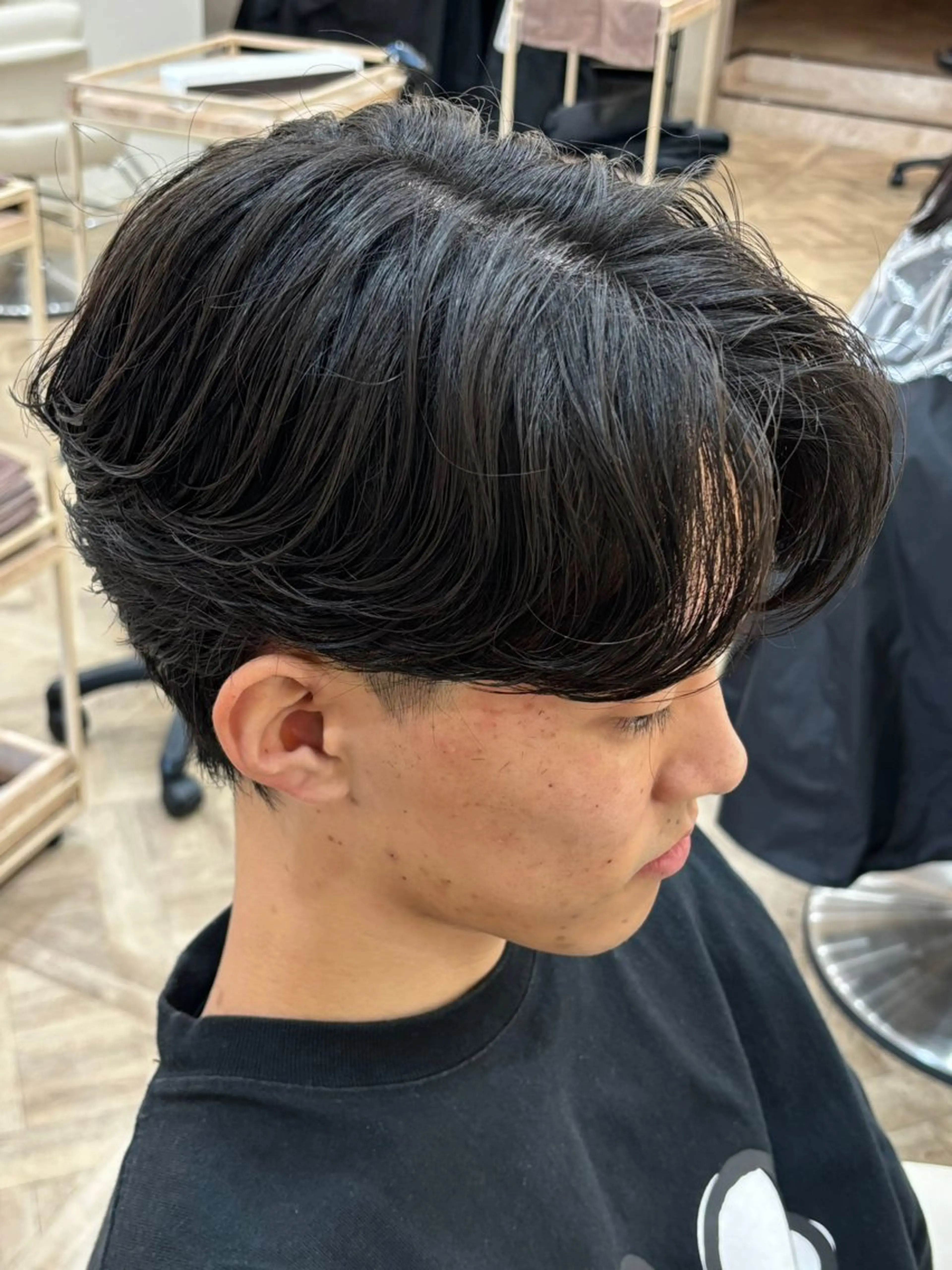 ショート パーマ メンズ メンズパーマ ニュアンスパーマ カット パーマ トリートメント パーマ職人DAIKI ツイスパ/波巻きのヘアスタイル