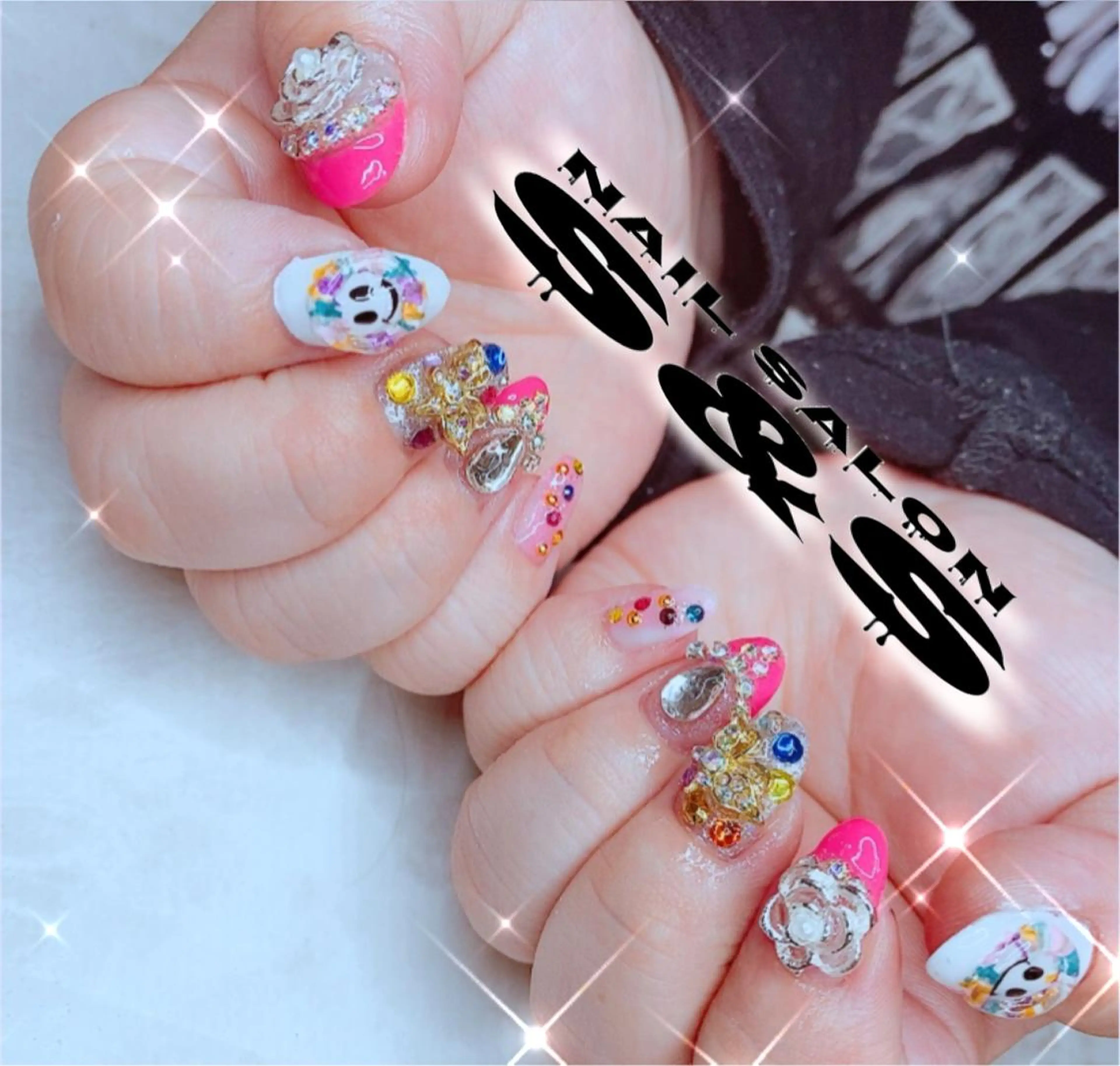 ネイル 長さ出し メンズネイル 持ち込み スカルプネイル S&S 村田小百合のネイルデザイン