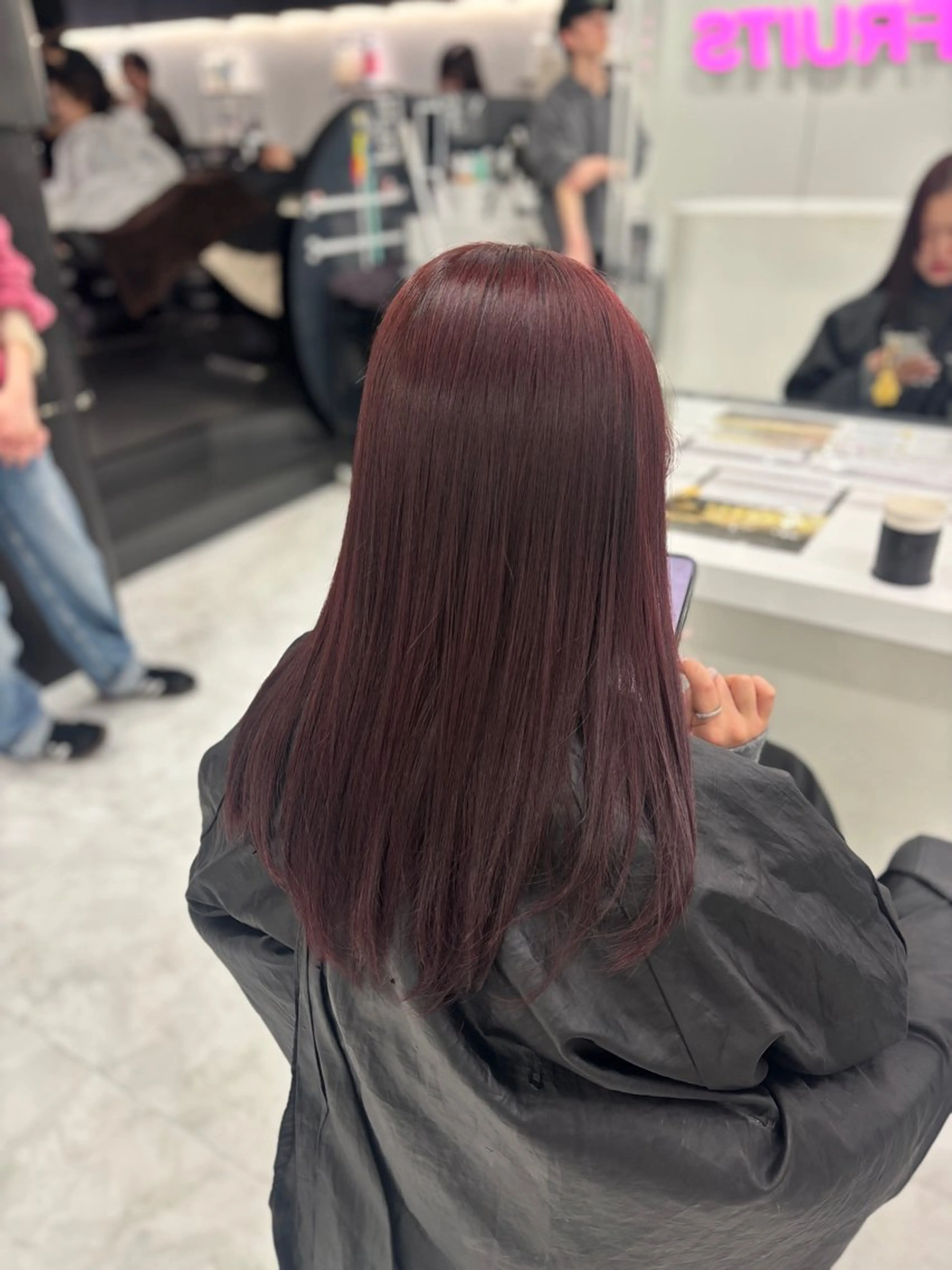 カラー ヘアカラー トリートメント 🎀ツヤ髪✖︎ 暖色🎀RYUKAのヘアスタイル