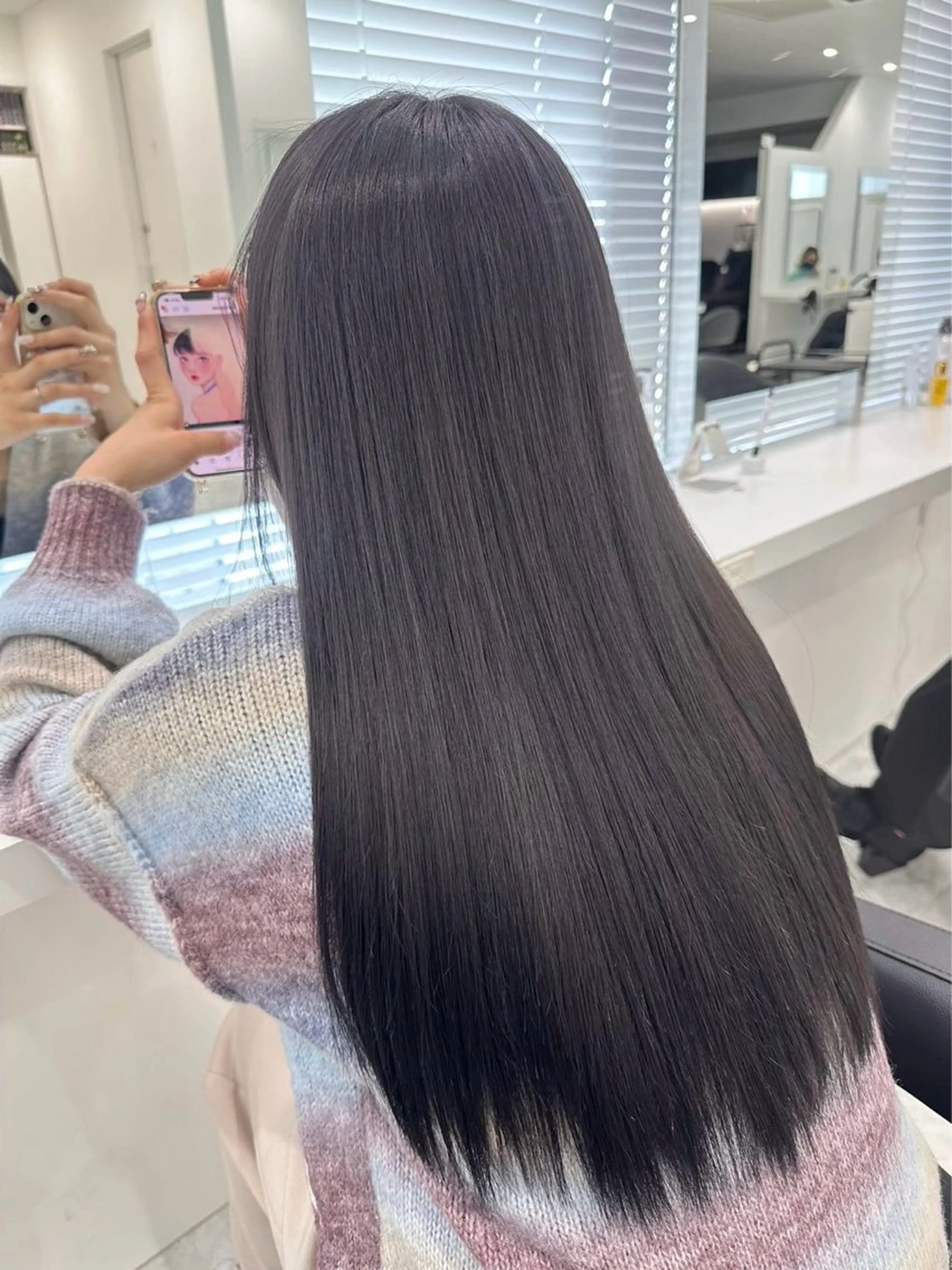 ロング カラー 大人っぽ暗髪レディ 🩶takuto🩶のヘアスタイル