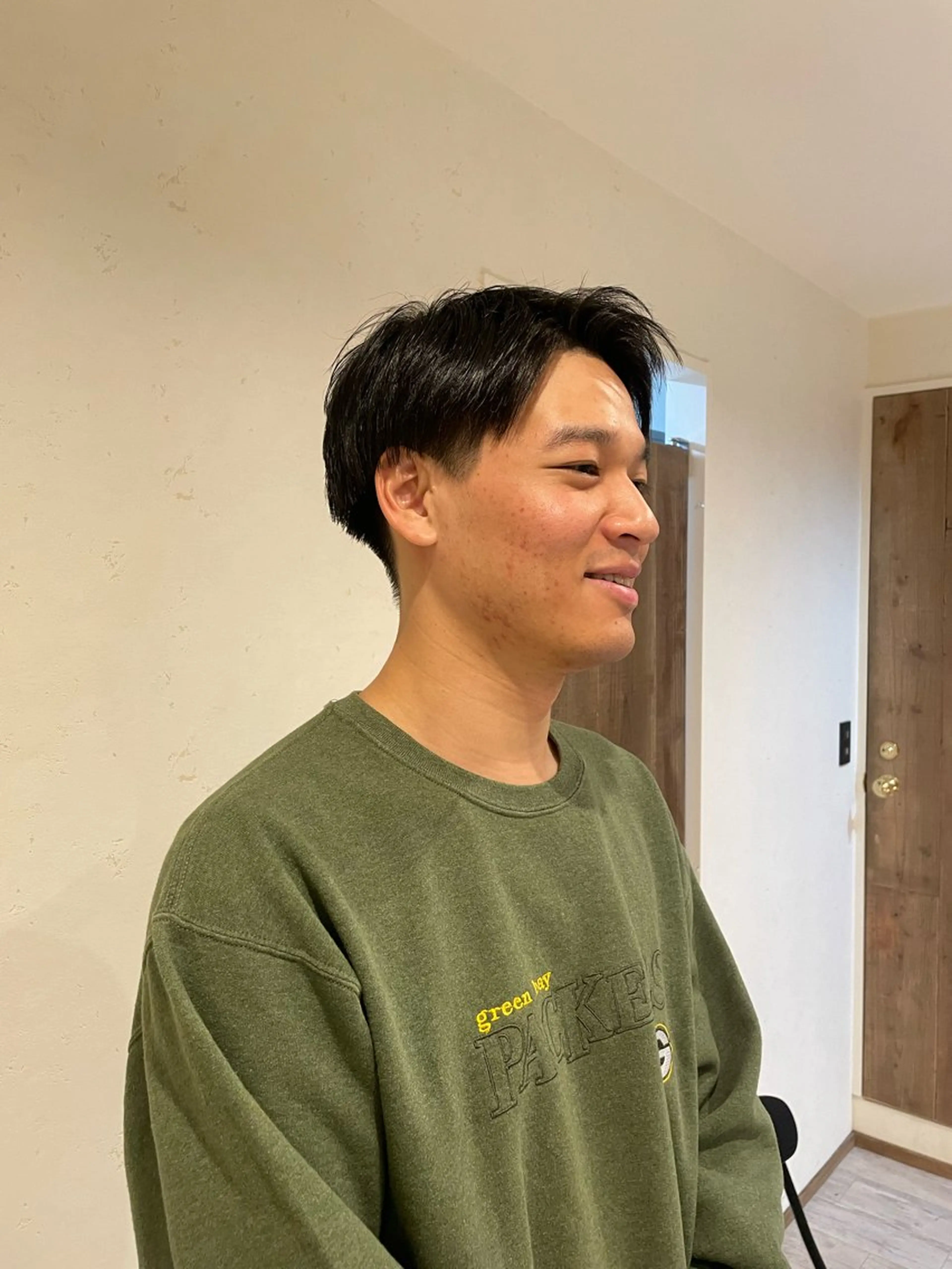 ショート メンズ 渋谷 留菜のヘアスタイル