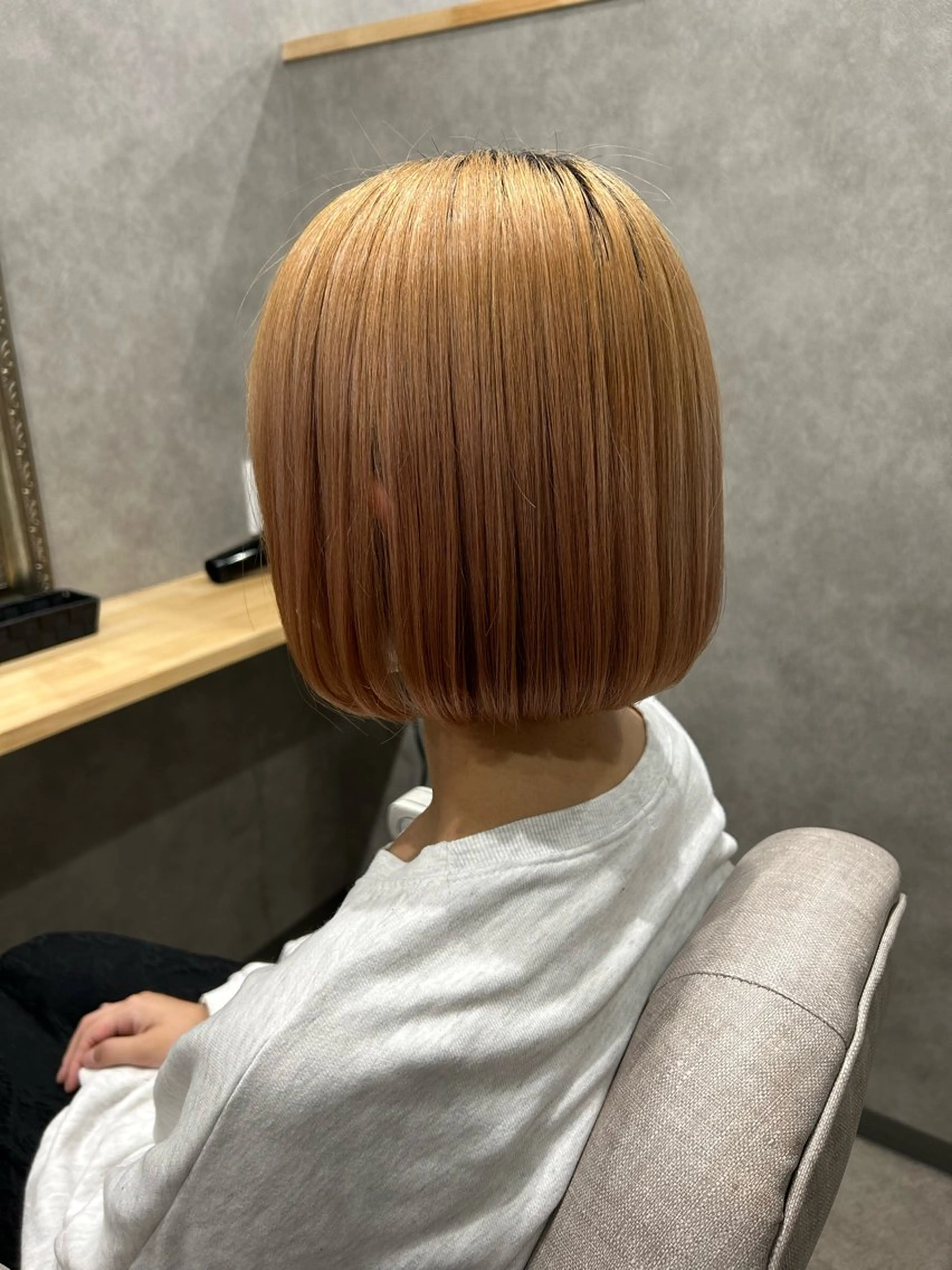 ミディアム ボブ カット ゆきな 育休中のヘアスタイル