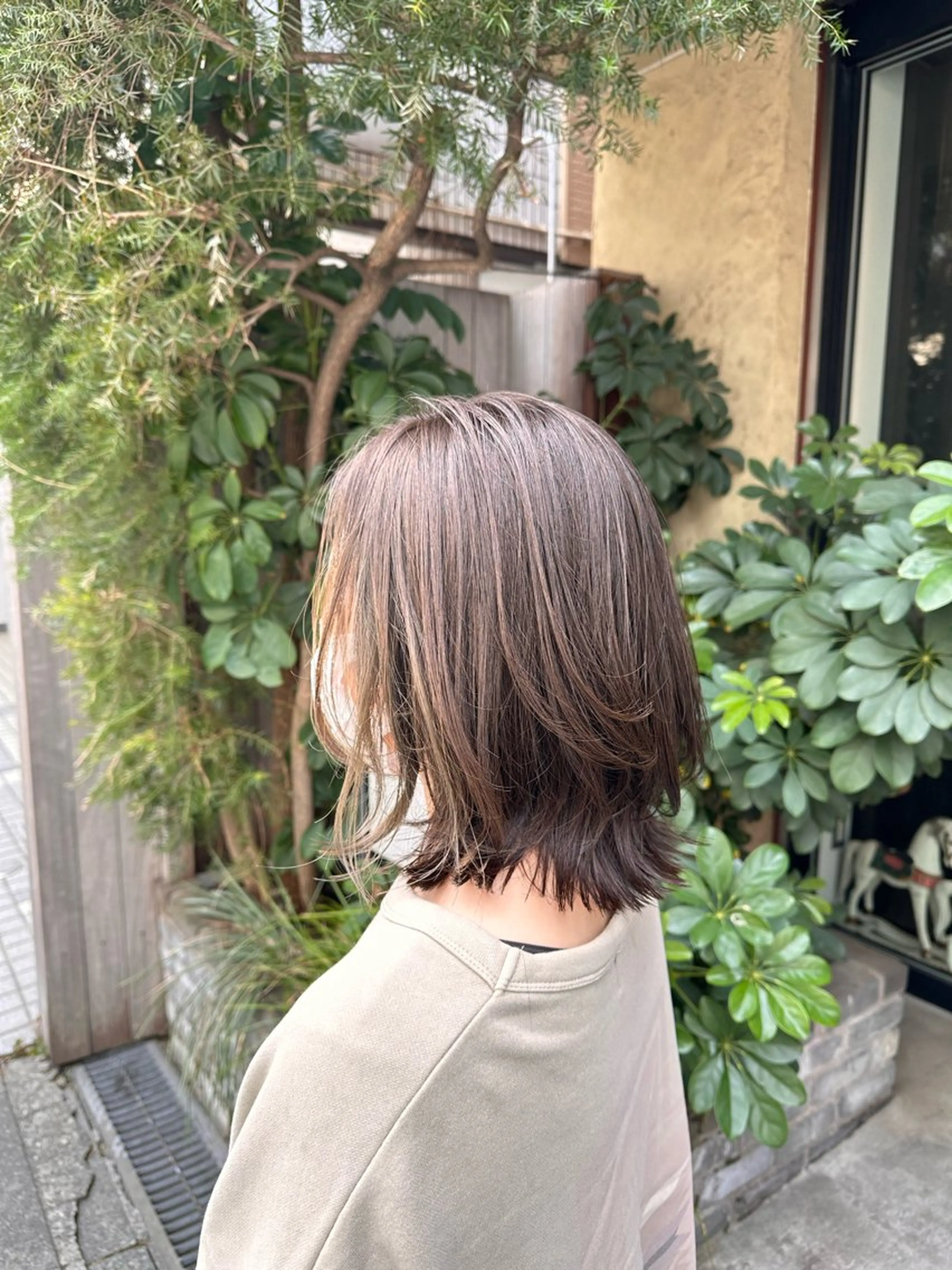 ミディアム カラー ヘアカラー トリートメント 村上 滉弥のヘアスタイル