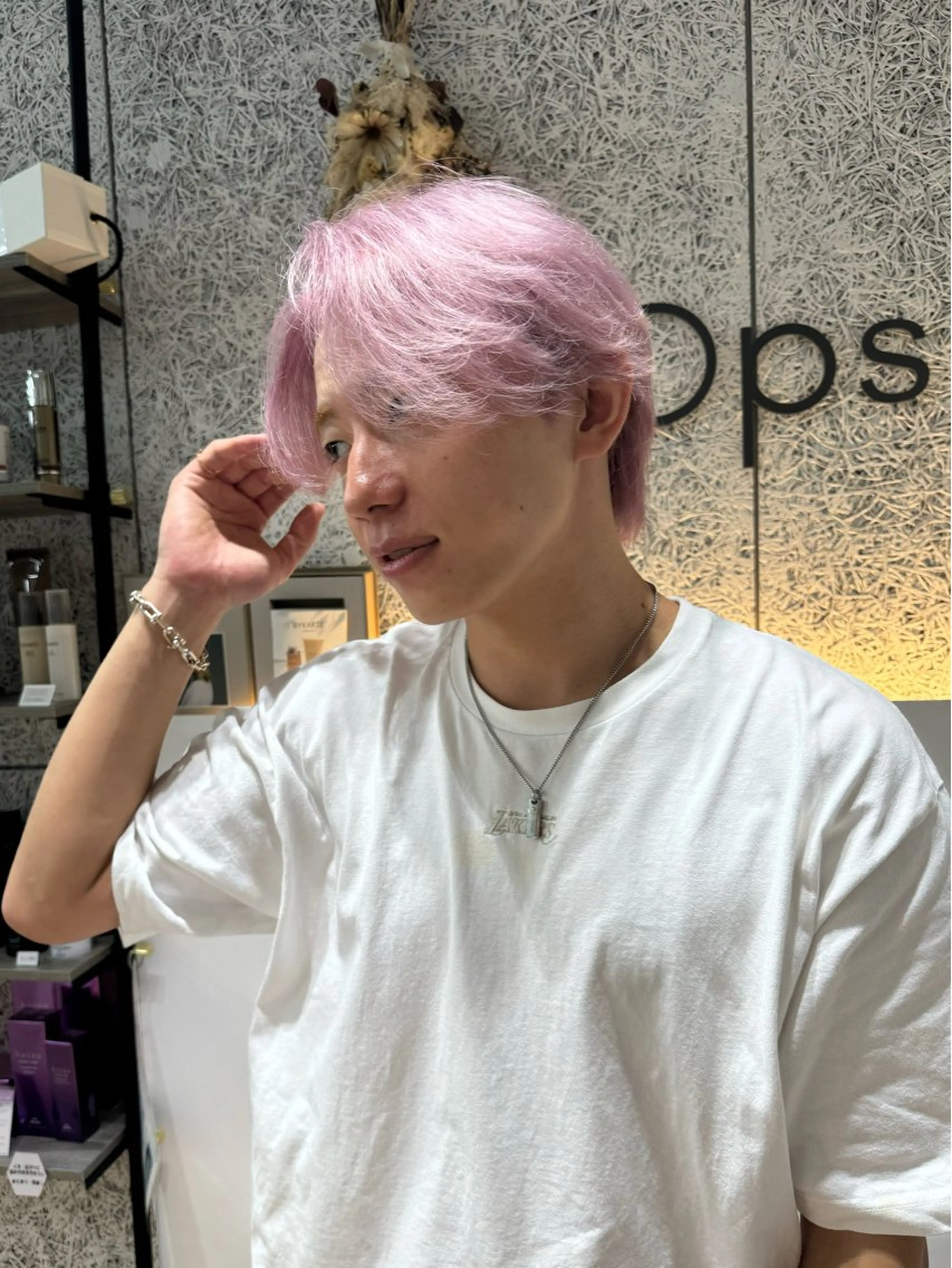 カラー メンズ ヘアカラー トリートメント 🌱ブリーチ・透明感 カラー/mapi🦭のヘアスタイル