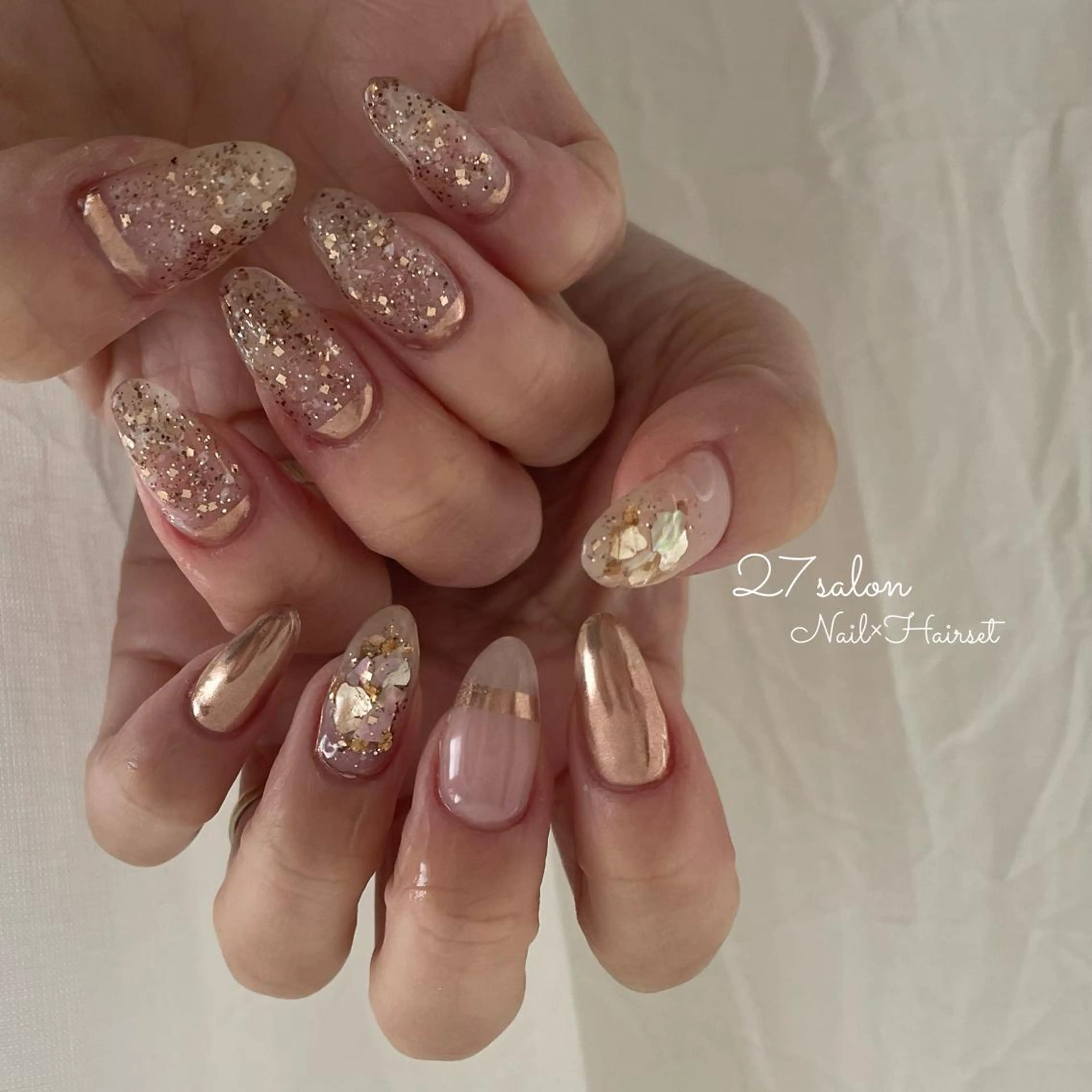 ネイル ニュアンスネイル 27salon yuinaのネイルデザイン