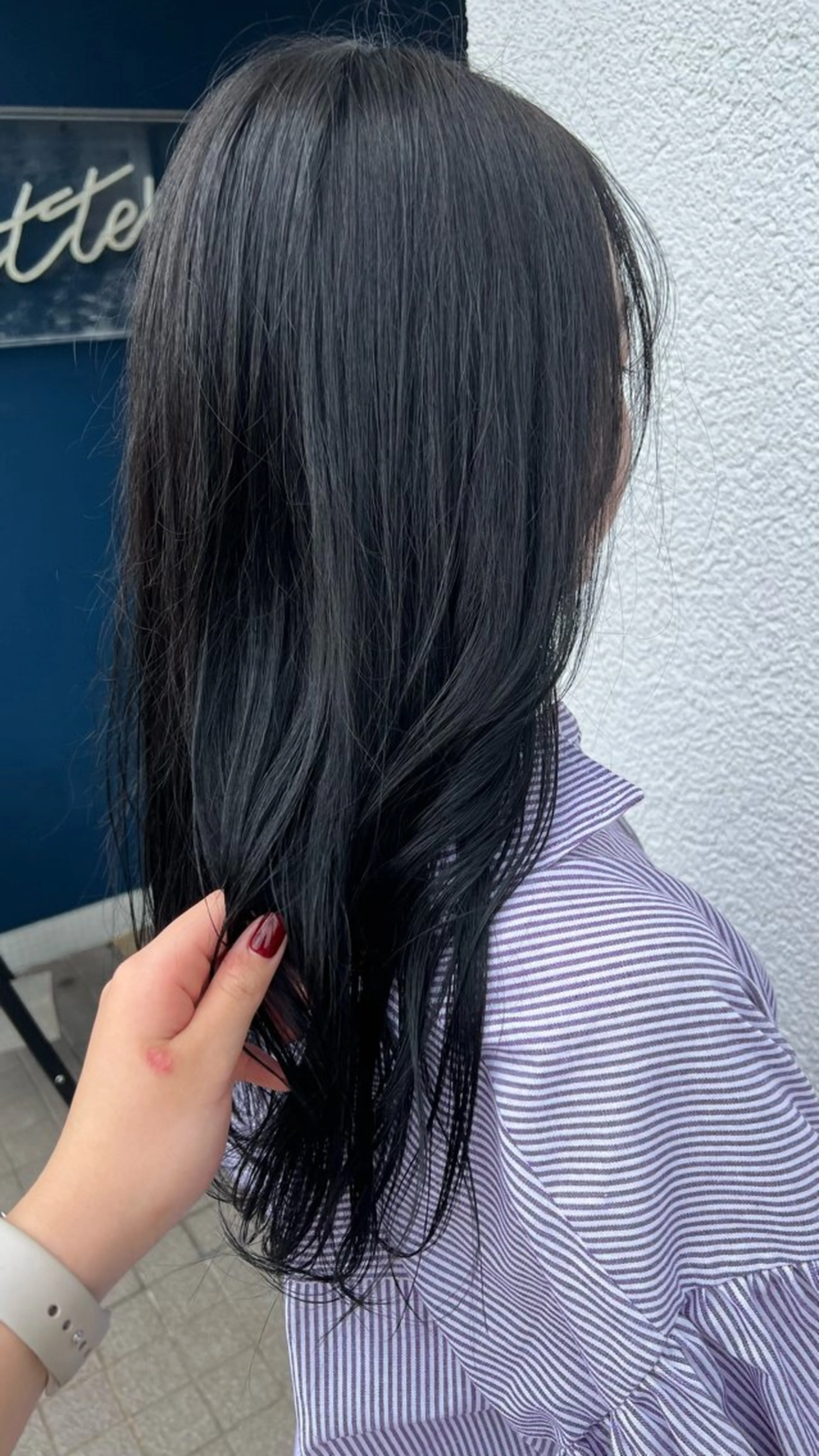 ロング カラー ヘアアレンジ letterby novel はるみのヘアスタイル