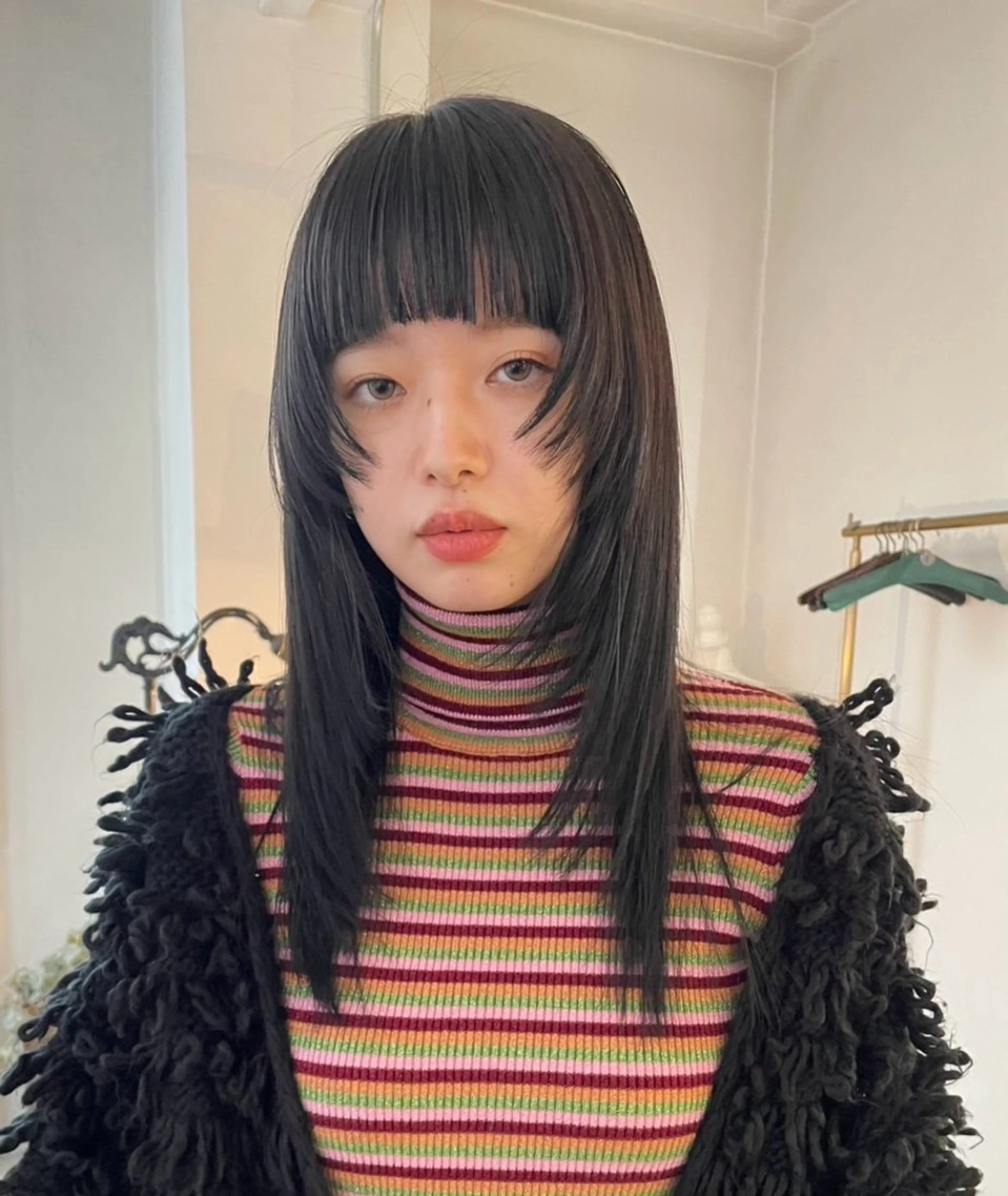 セミロング レイヤーカット 話題沸騰中🌟 /ケアブリーチ/徳志のヘアスタイル