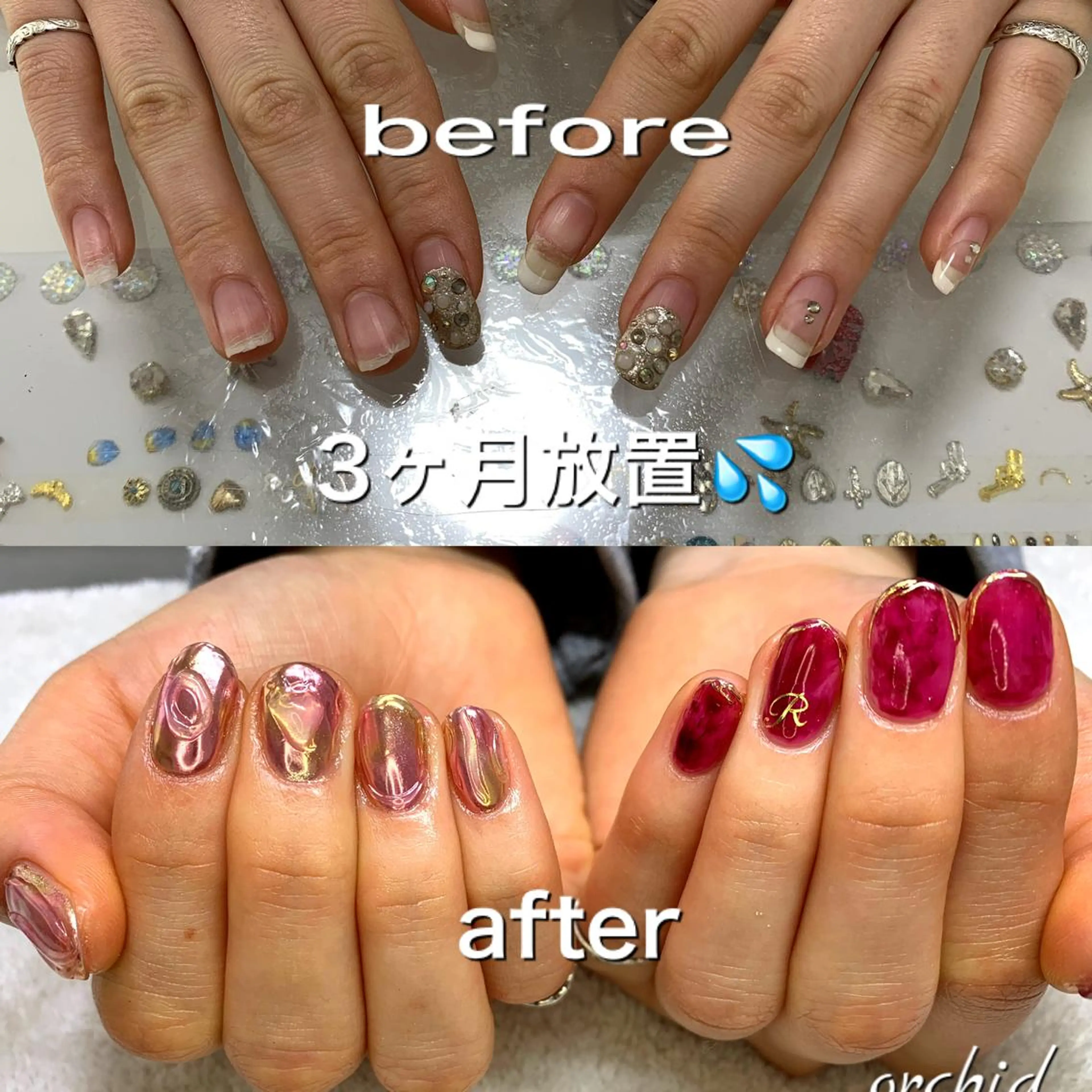 ネイル orchid ♡オーキッドのネイルデザイン