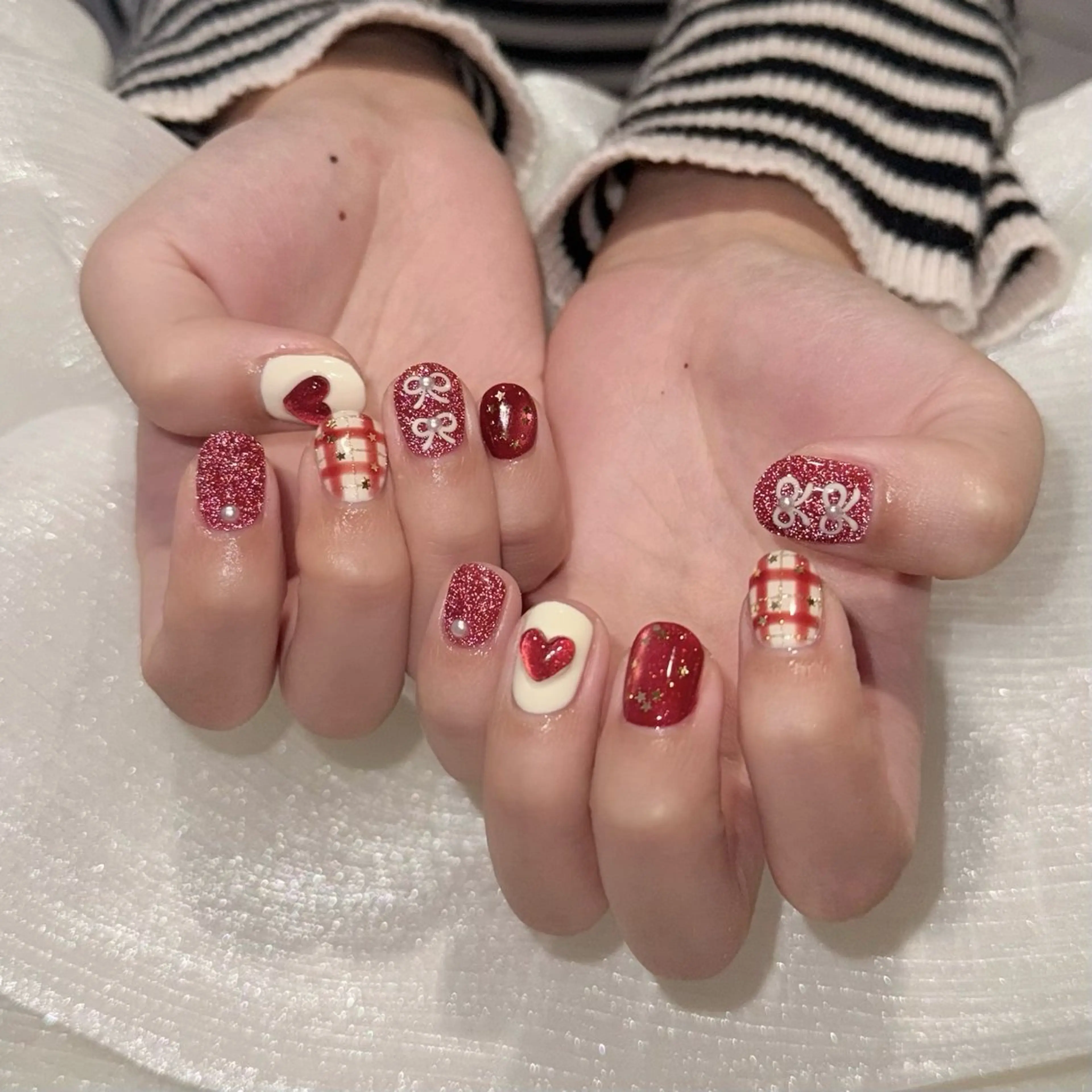 ネイル ハンドネイル 新井 ひなののネイルデザイン