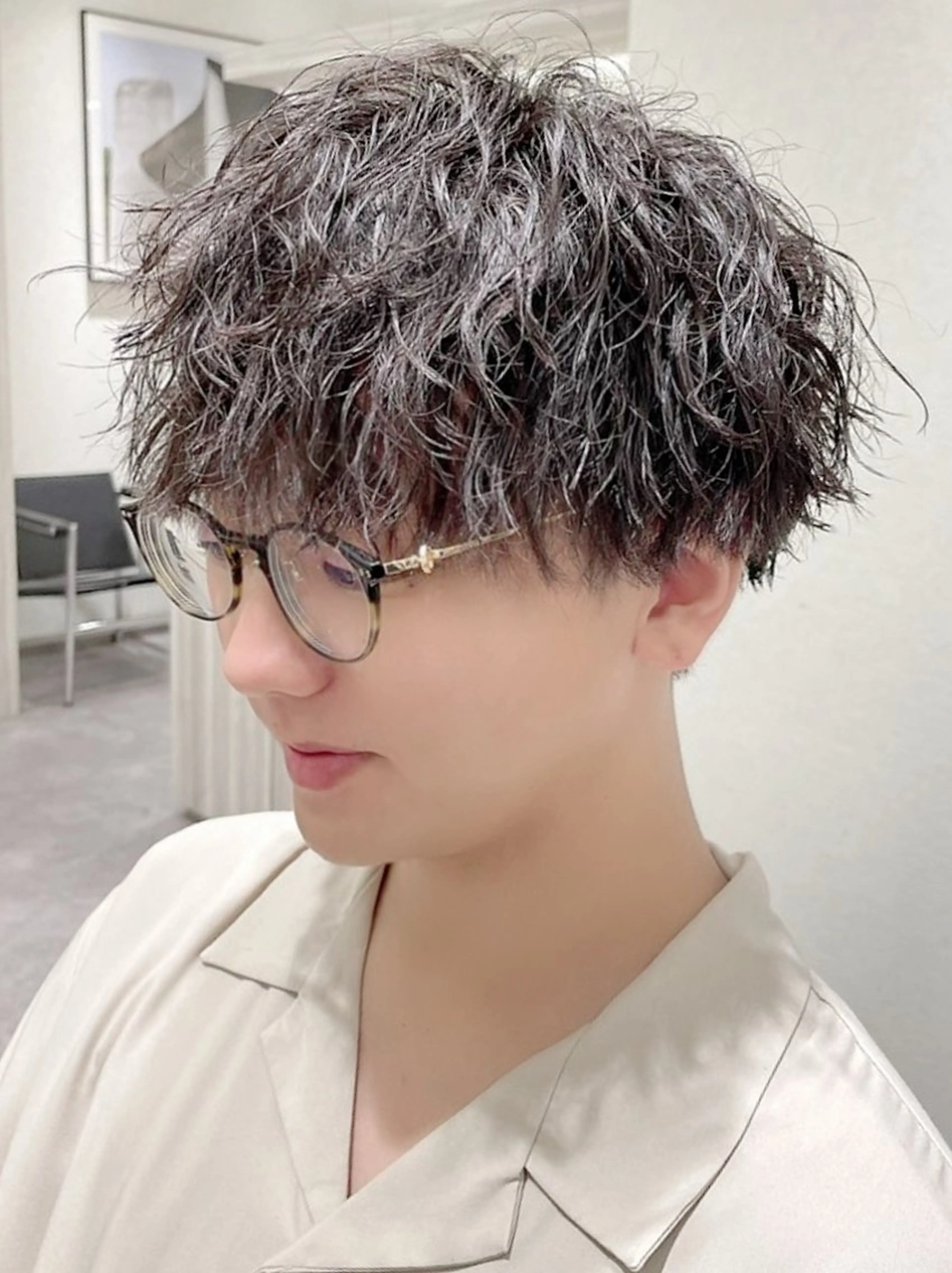 ✨当日限定価格✂️ メンズカット+ツイストパーマ+前処理トリートメントモデルの写真