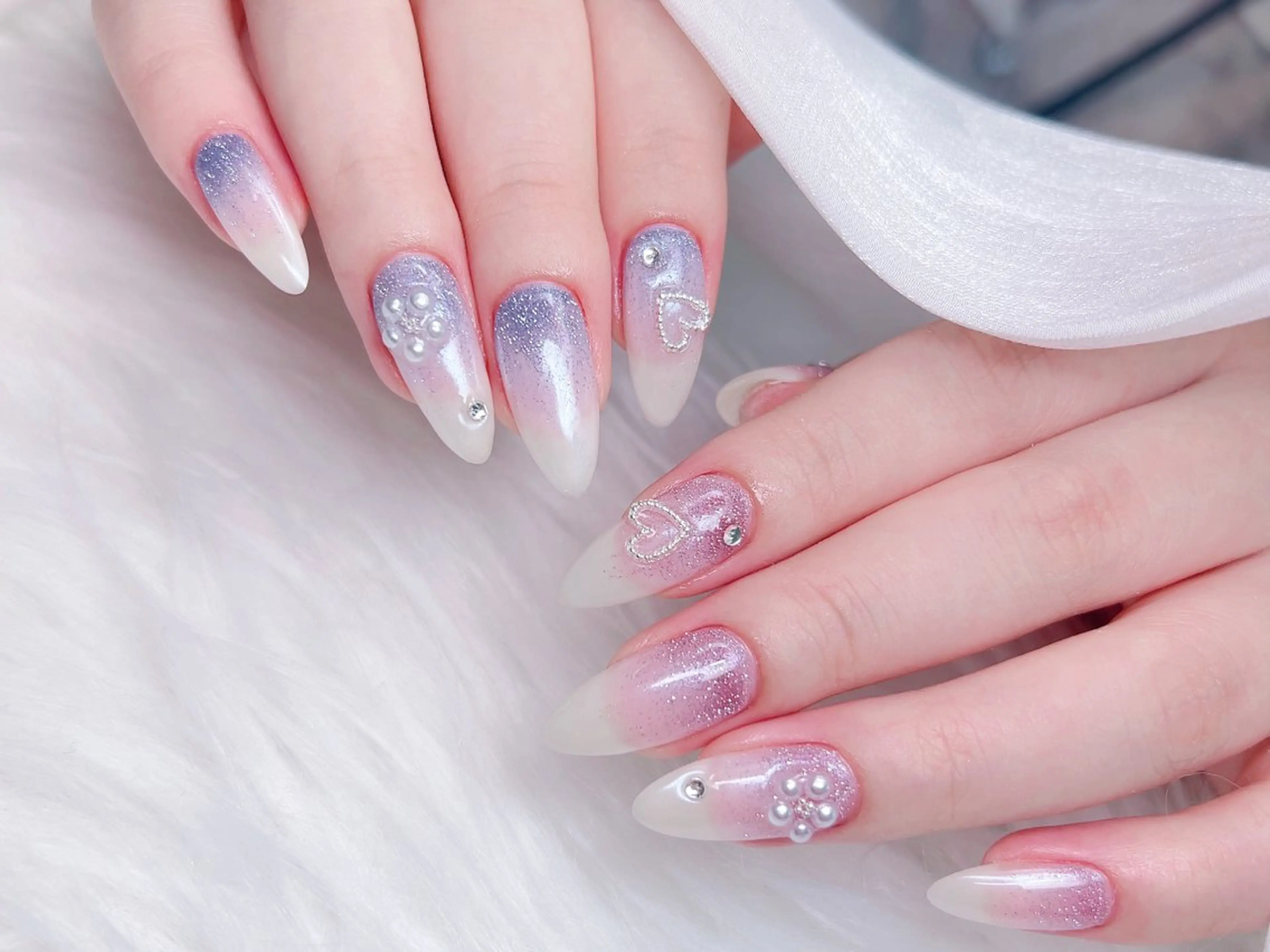 ネイル ハンドネイル M🌷nail 長さだし専門店のネイルデザイン