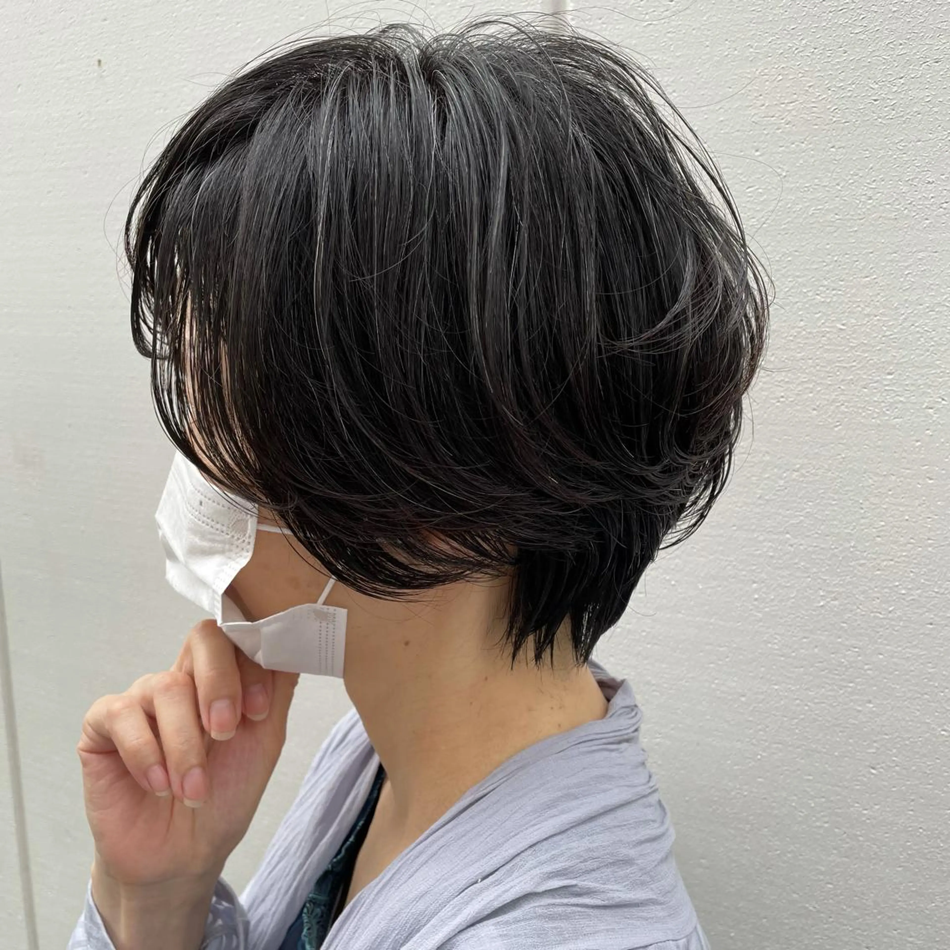 ショート パーソナルカラー 藤本夢のヘアスタイル