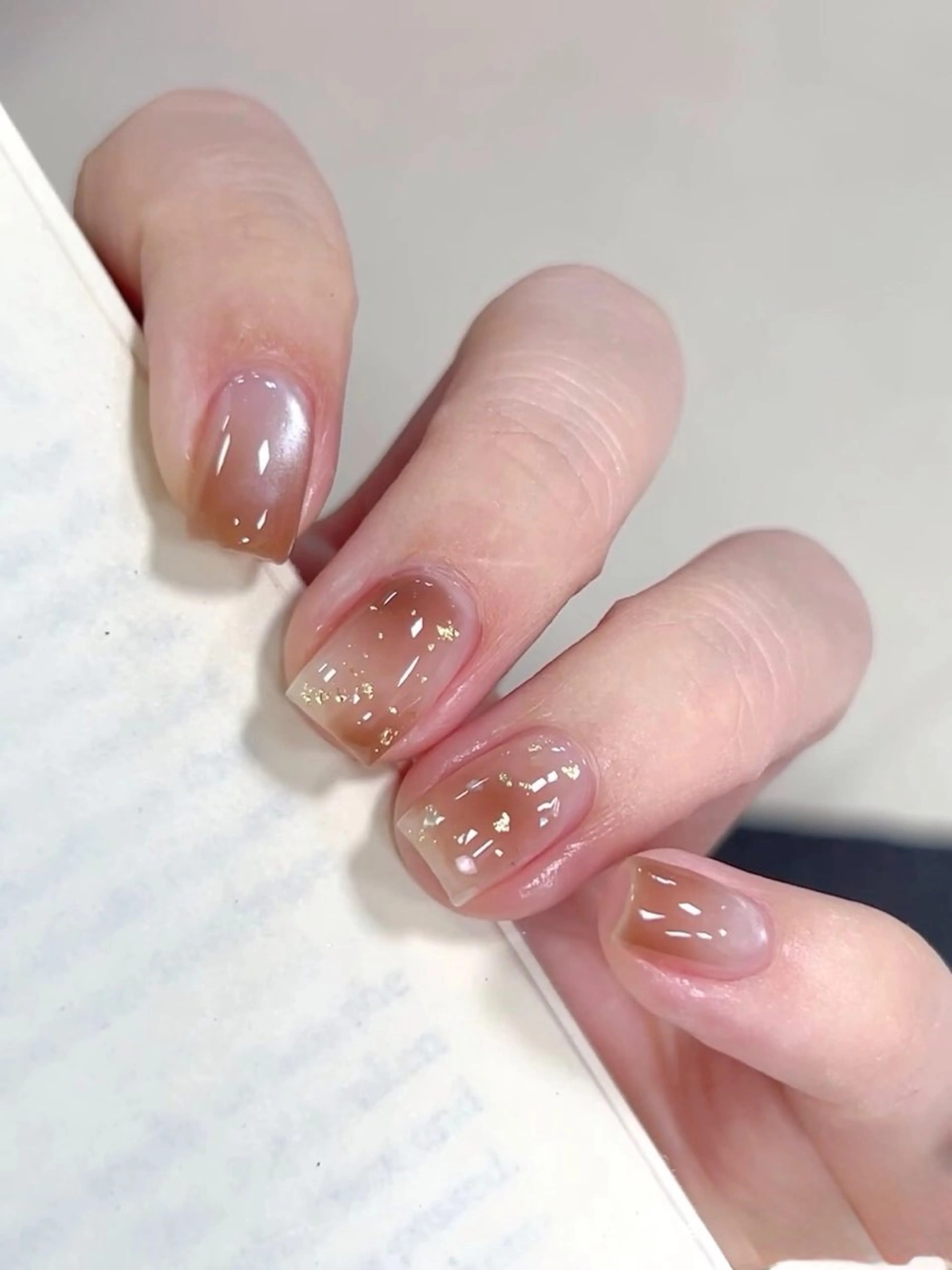 ネイル ニュアンスネイル ハンドネイル H&B せつかのネイルデザイン