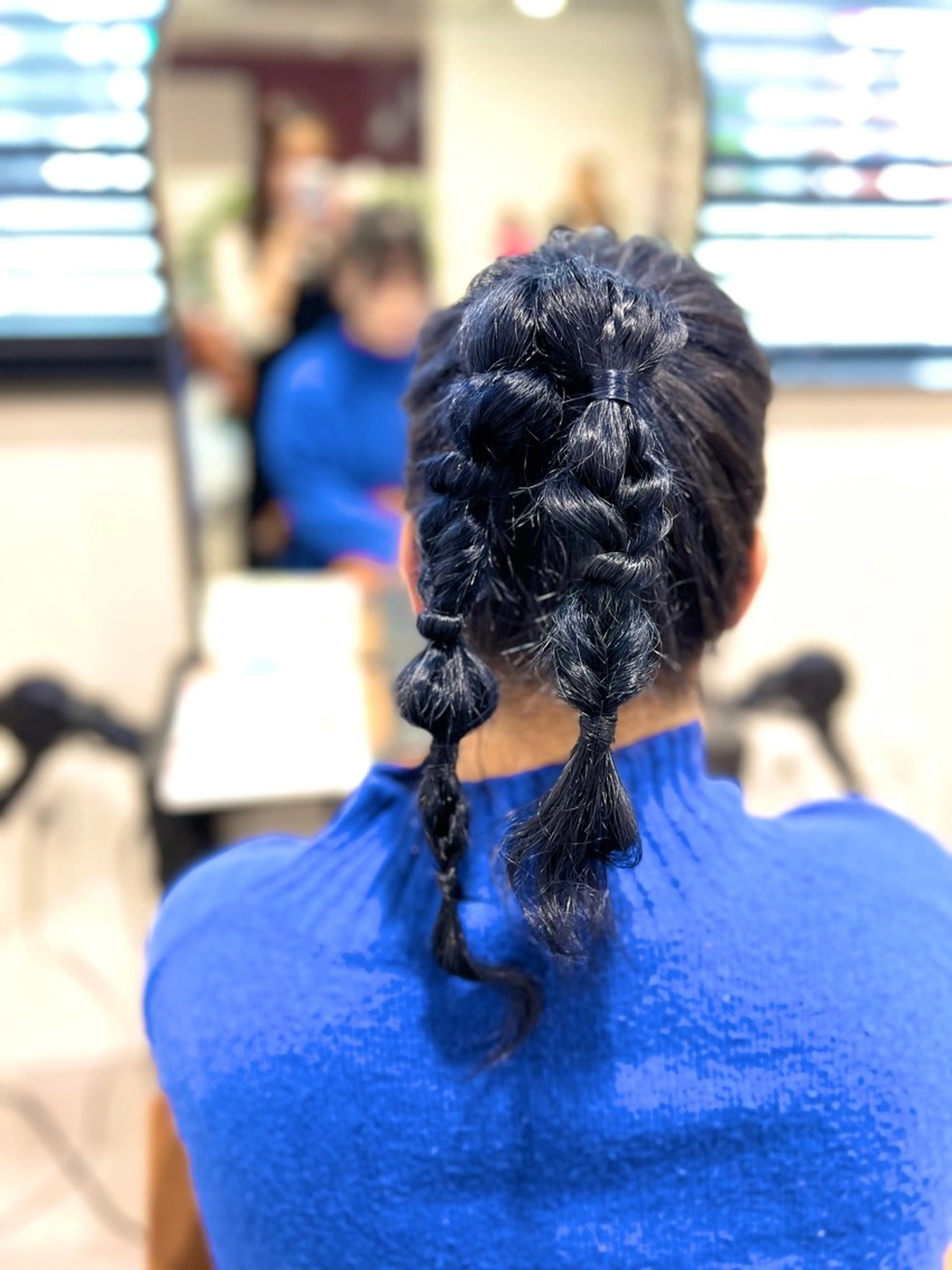 ロング ヘアアレンジ 韓国風レイヤー ∕ 大隣 里桜のヘアスタイル