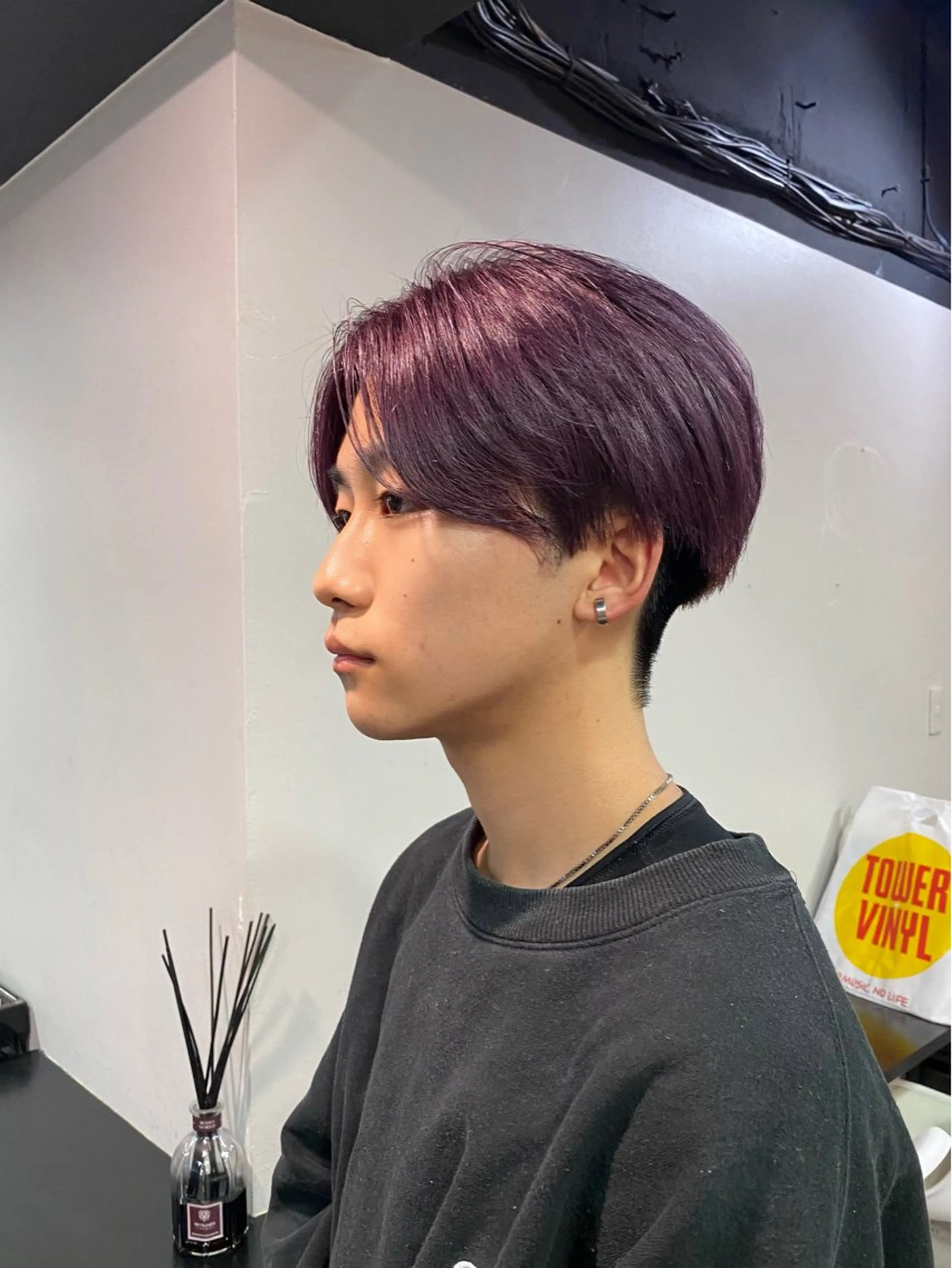 メンズ カット オリーブベージュ 🫒🩶Rianaのヘアスタイル