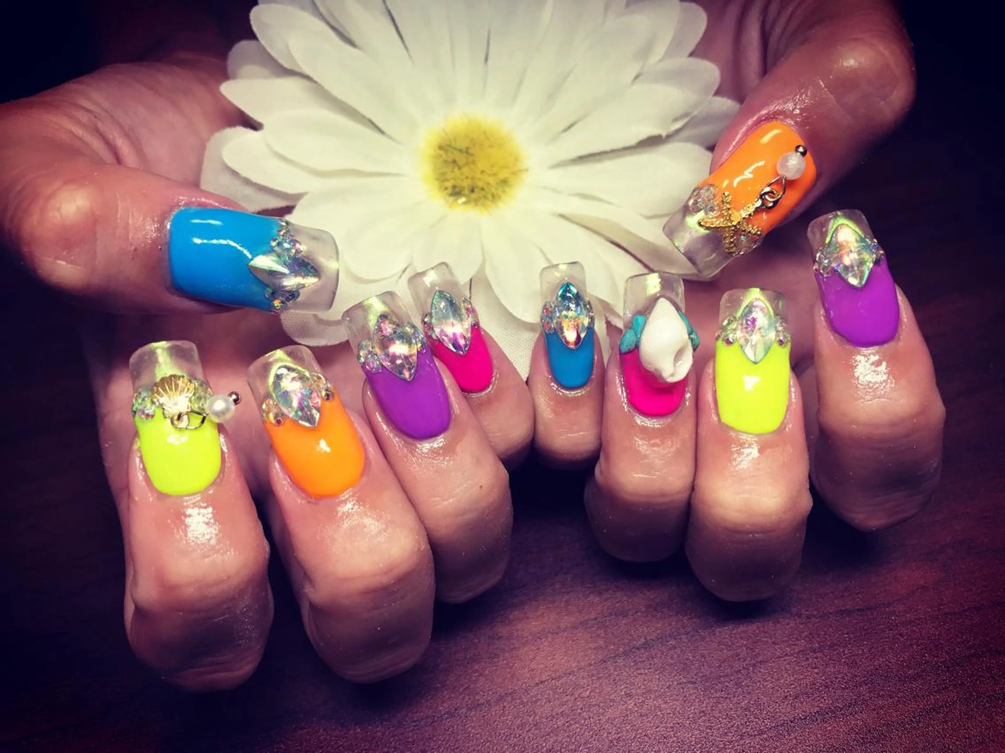 ネイル クリアネイル フレンチネイル NAIL salon ACEのネイルデザイン