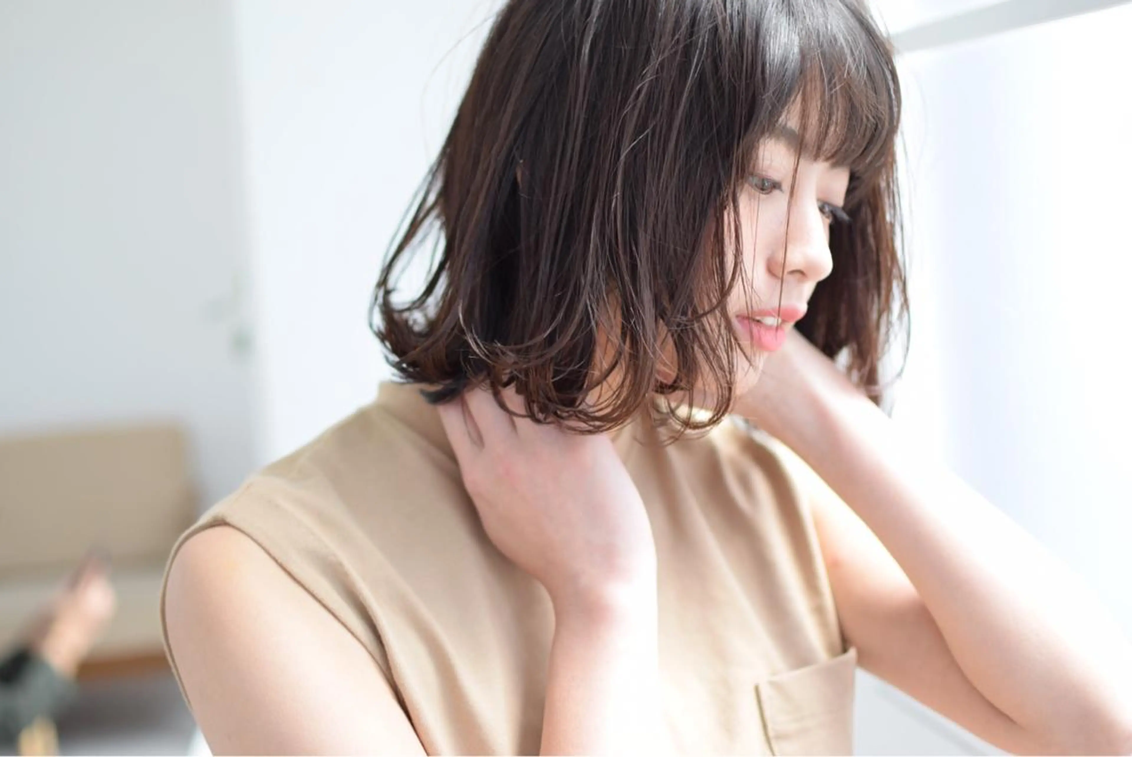 ミディアム ショート/ボブ/ 🌿柏原良亮のヘアスタイル