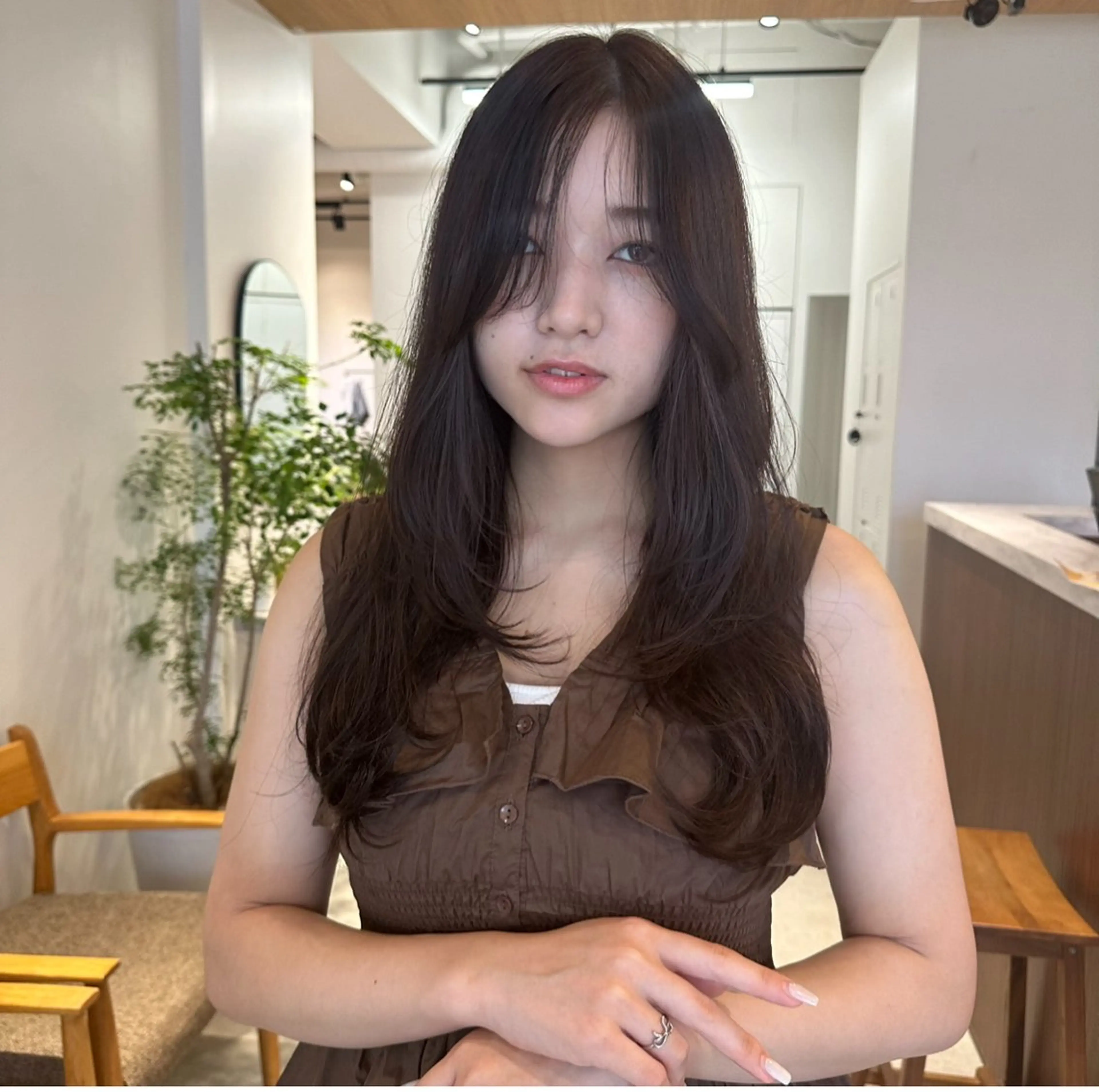 ロング K-two 谷町店所属・K-two谷町❄️ hinaのヘアスタイル