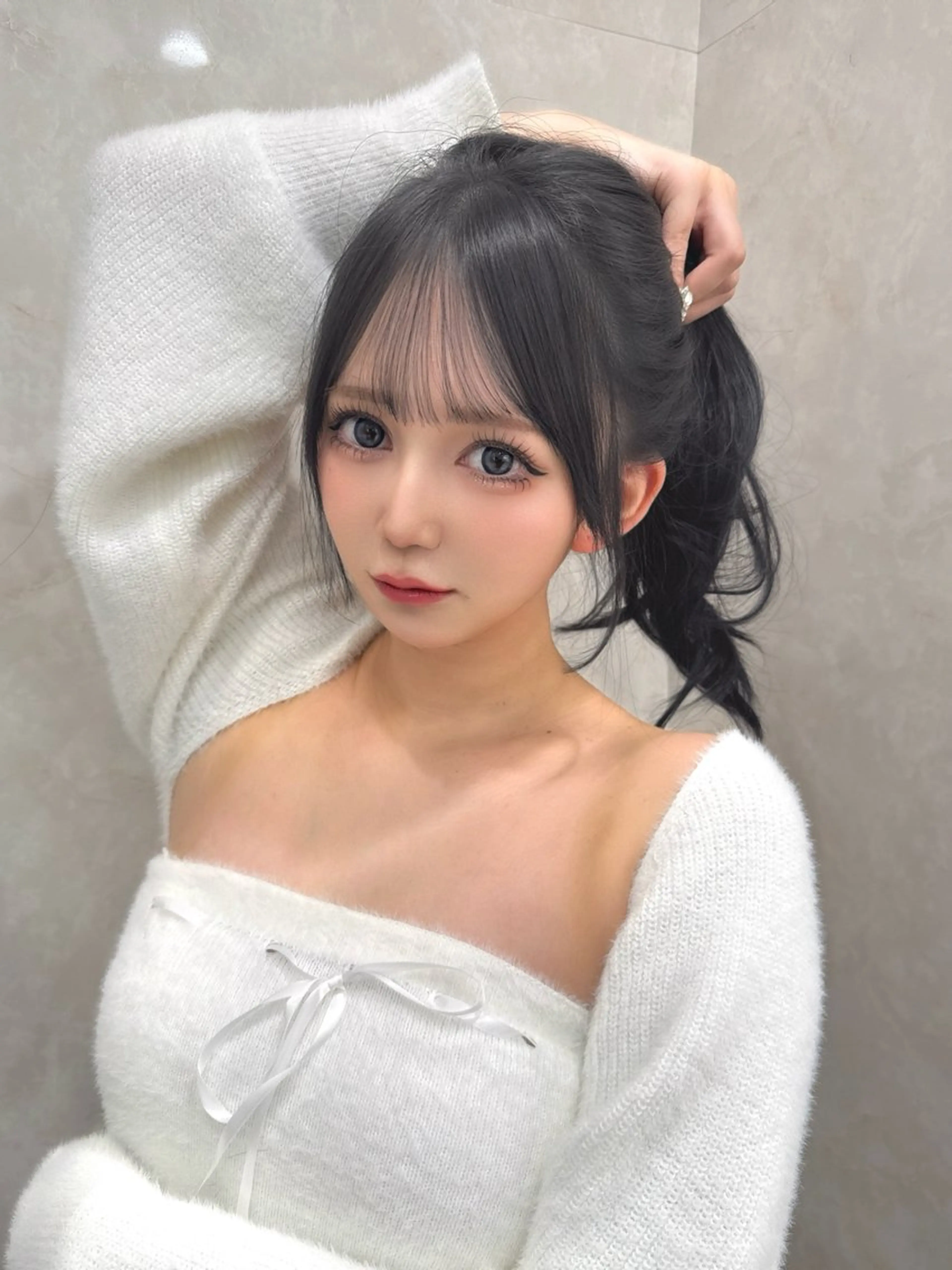 ロング カラー MAEUL   NAGOYA所属・kaho /レイヤーカットのヘアスタイル